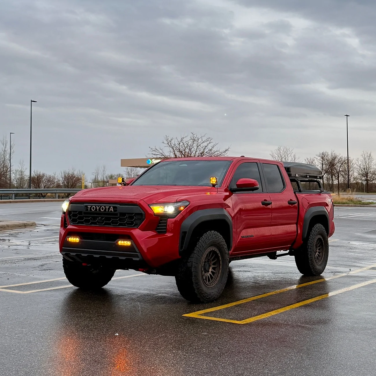2024 Tacoma Diode Dynamics SS6 Sport Fog Lights installed IMG_3791
