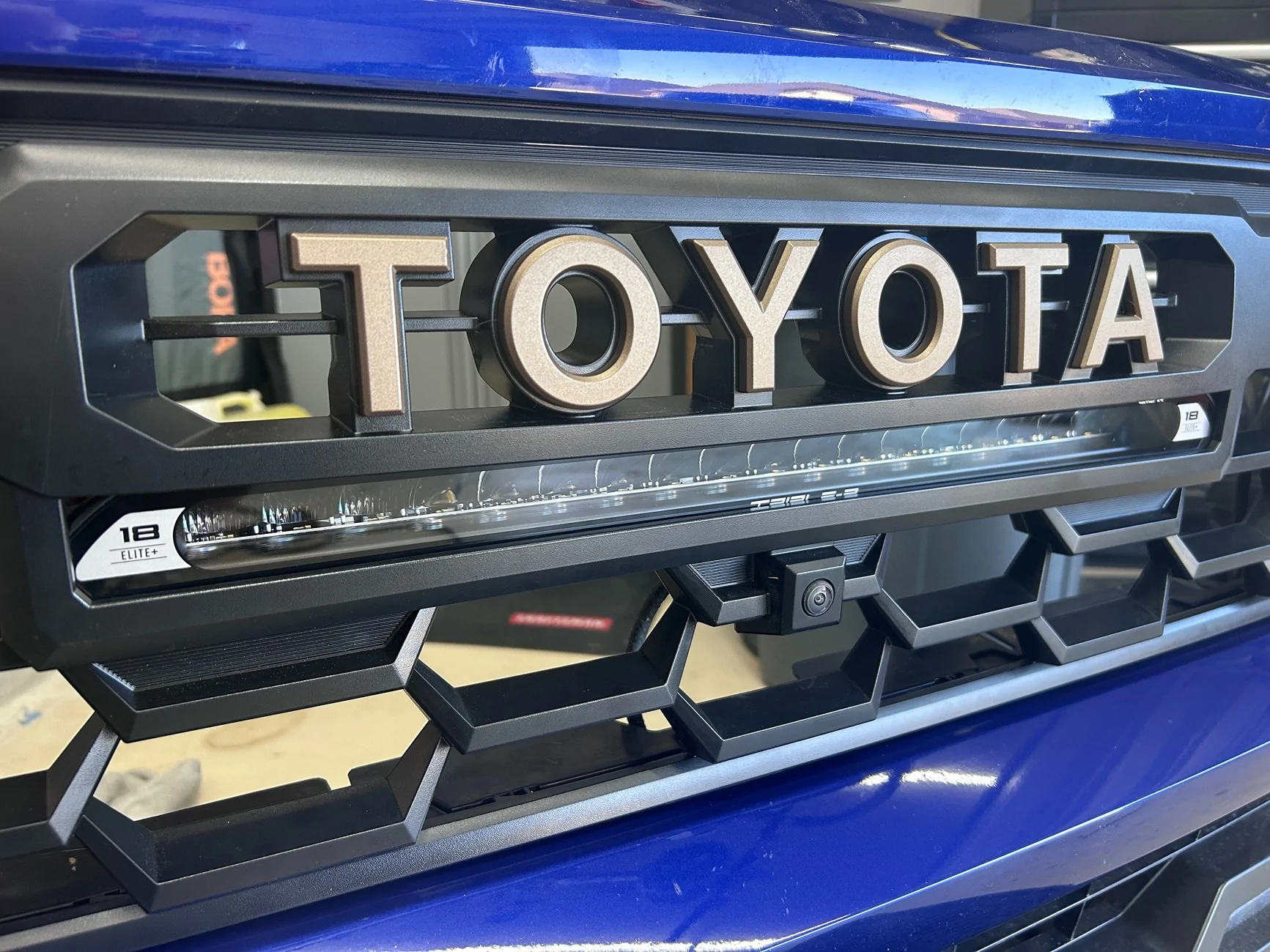 2024 Tacoma Triple-R's Linear-18 Elite+ grille kit on a Trailhunter: install, CAN bus, dual-color IMG_8059