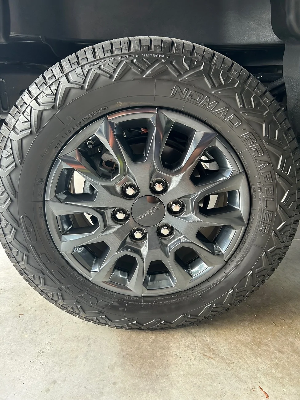 2024 Tacoma 2024 Limited Wheels finish are basically plastic hubcaps!! IMG_0387