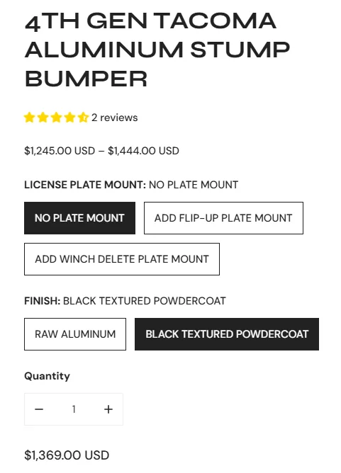 Stump Bumper Pricing.webp
