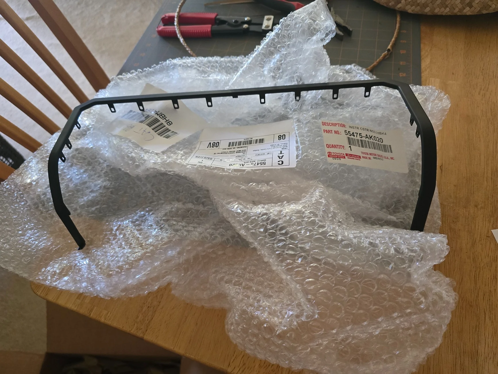 2024 Tacoma Steering wheel swap 20260513_155322