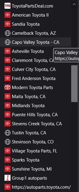 2024 Tacoma OEM Parts Discount Dealers