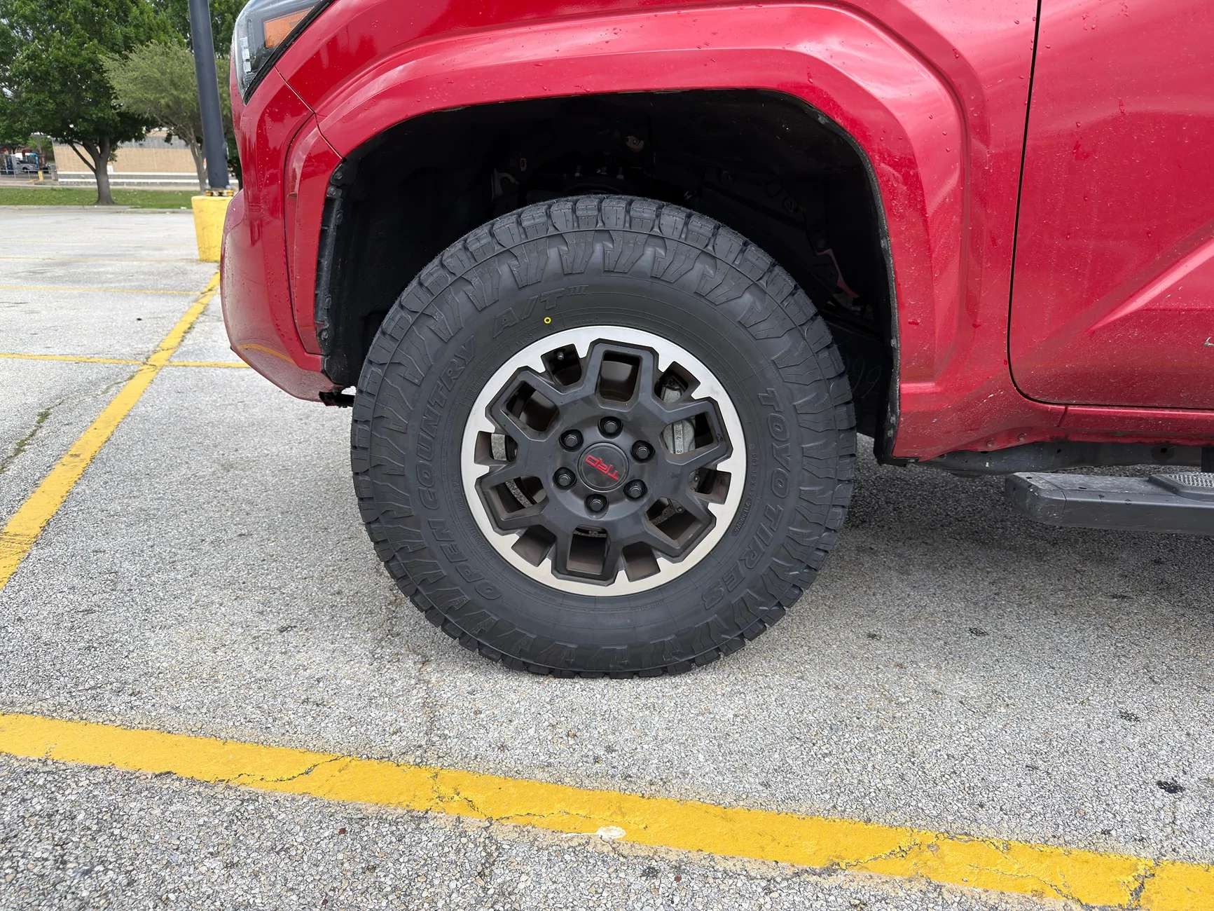 2024 Tacoma New Toyos and 17" TRD Off-Road Wheels Installed Today IMG_3821
