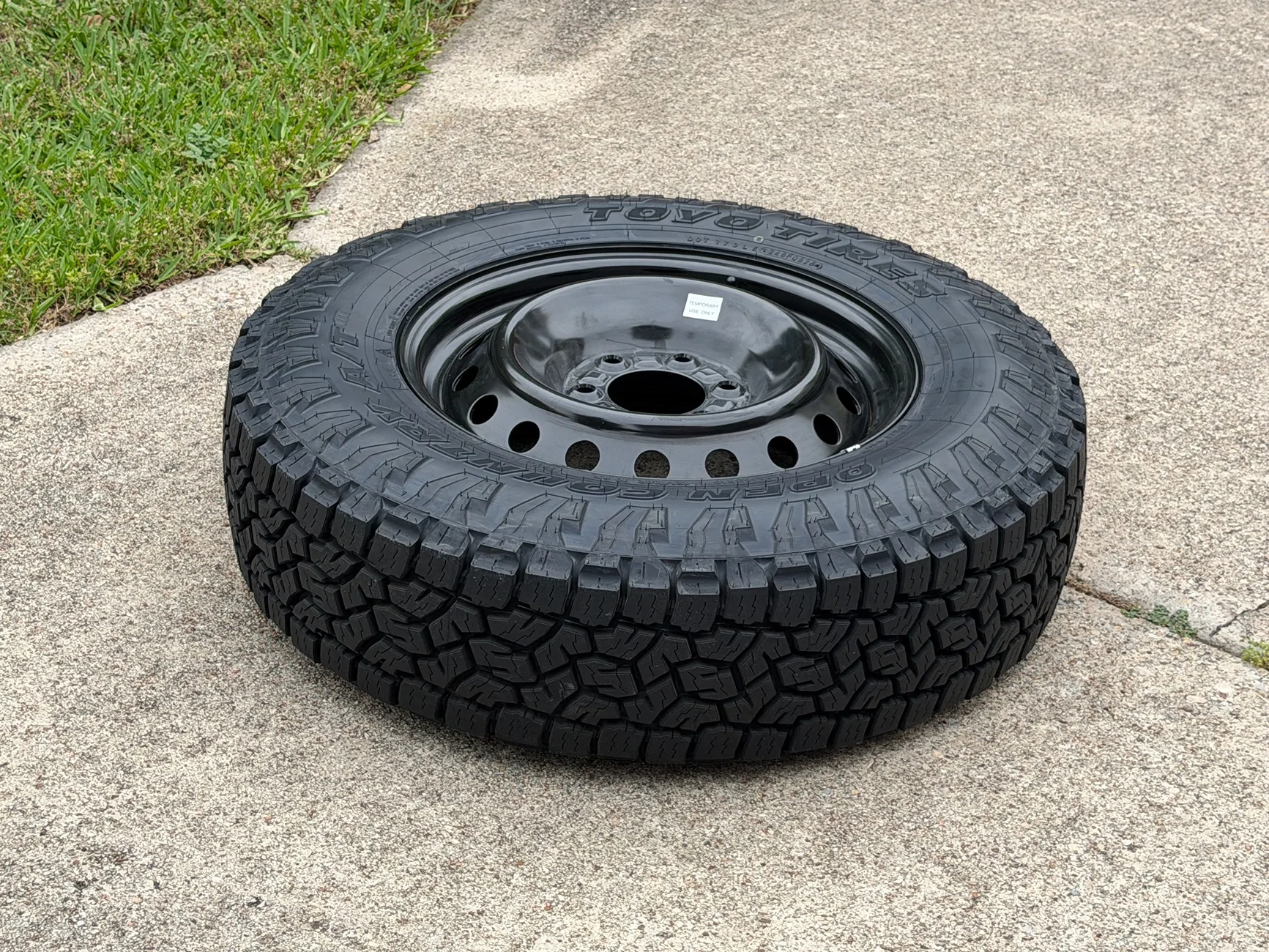 2024 Tacoma New Toyos and 17" TRD Off-Road Wheels Installed Today IMG_3814