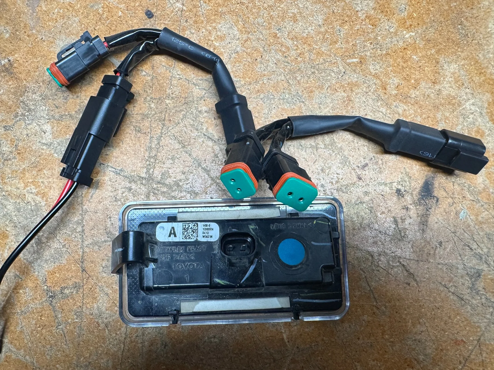 2024 Tacoma Bed Scene Light Splitter for Canopy Lights IMG_1521