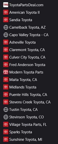 2024 Tacoma 15% Sale on Toyota OEM Parts For Memorial Day 2026 Discount Dealers