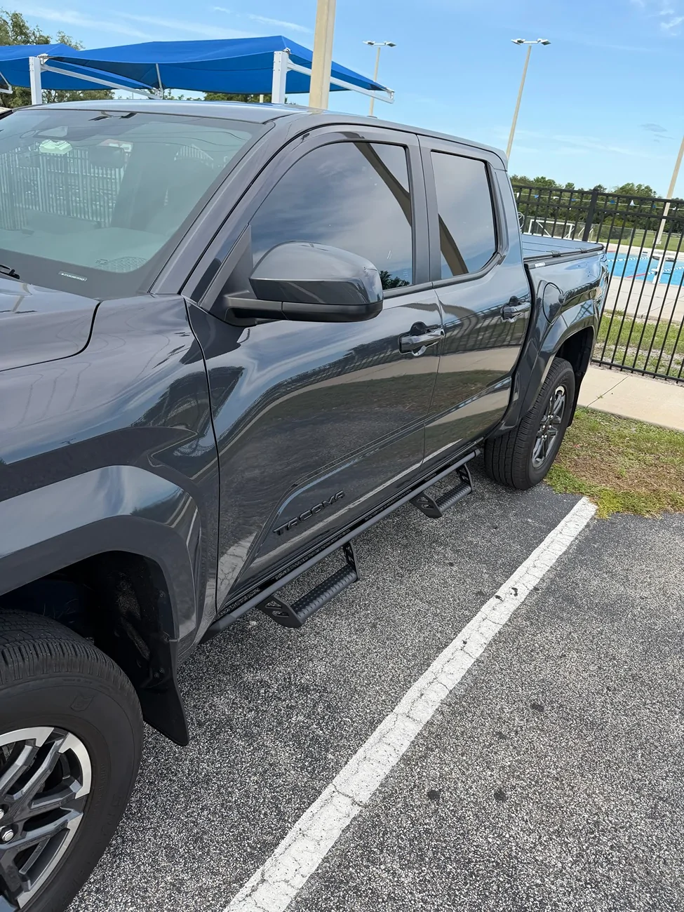 2024 Tacoma Trumgeta Side Steps Installed on 2024 Tacoma TRD Sport IMG_3075