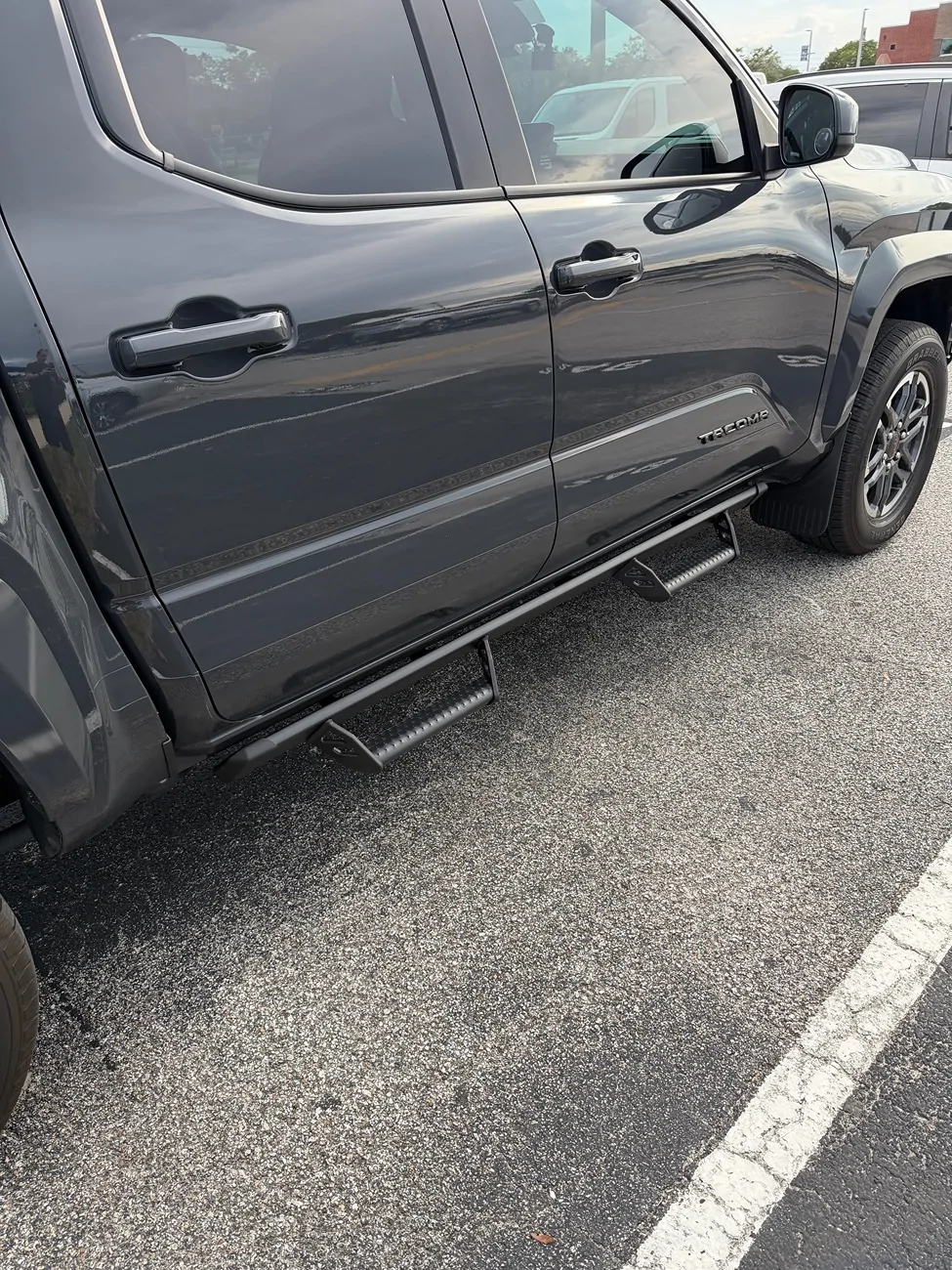 2024 Tacoma Trumgeta Side Steps Installed on 2024 Tacoma TRD Sport IMG_3077