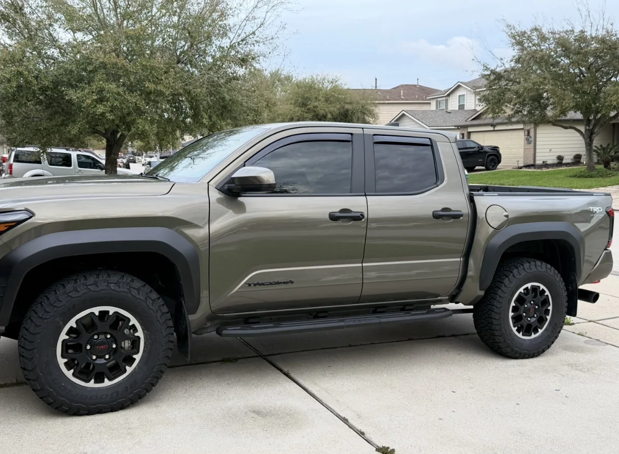 2024 Tacoma Issues with Weathertech Rain Guards IMG_5398