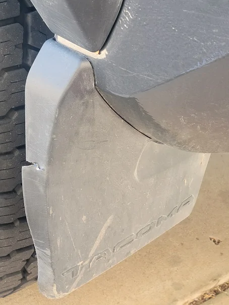 2024 Tacoma OEM mudflaps. Canada vs US. 20260528_091830-sm