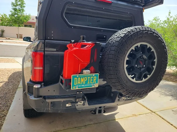 2024 Tacoma Full size spare no longer fits after Track Bar Correction Kit gas can-sm