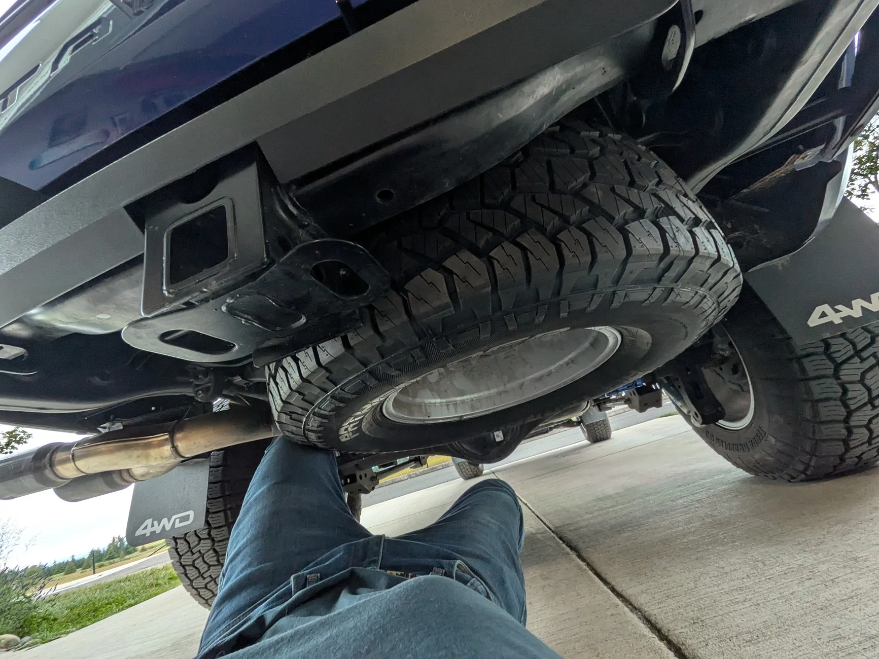 2024 Tacoma Full size spare no longer fits after Track Bar Correction Kit 3349