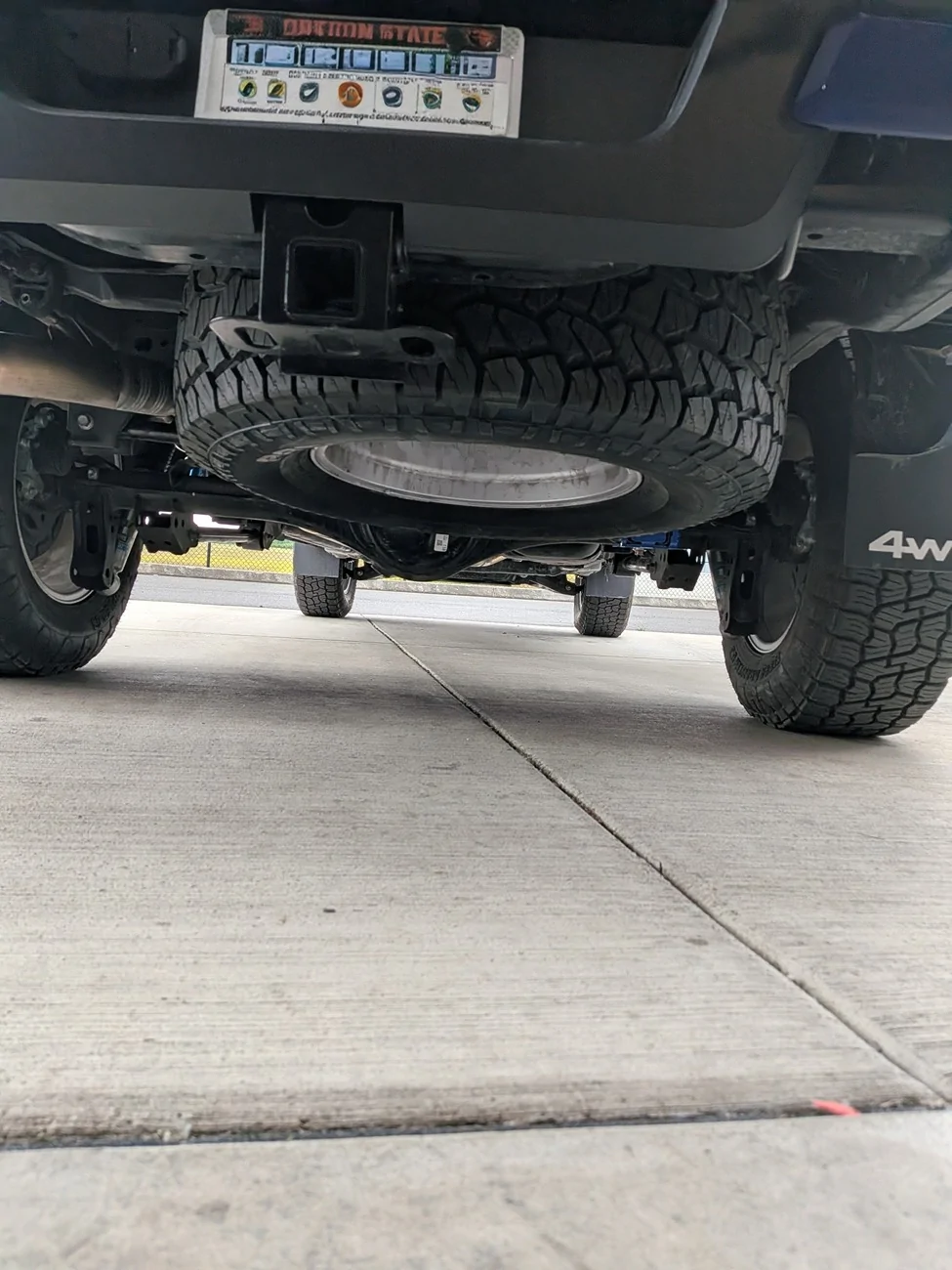 2024 Tacoma Full size spare no longer fits after Track Bar Correction Kit 3351