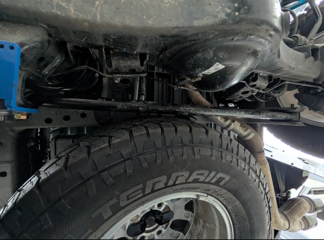 2024 Tacoma Full size spare no longer fits after Track Bar Correction Kit 3352