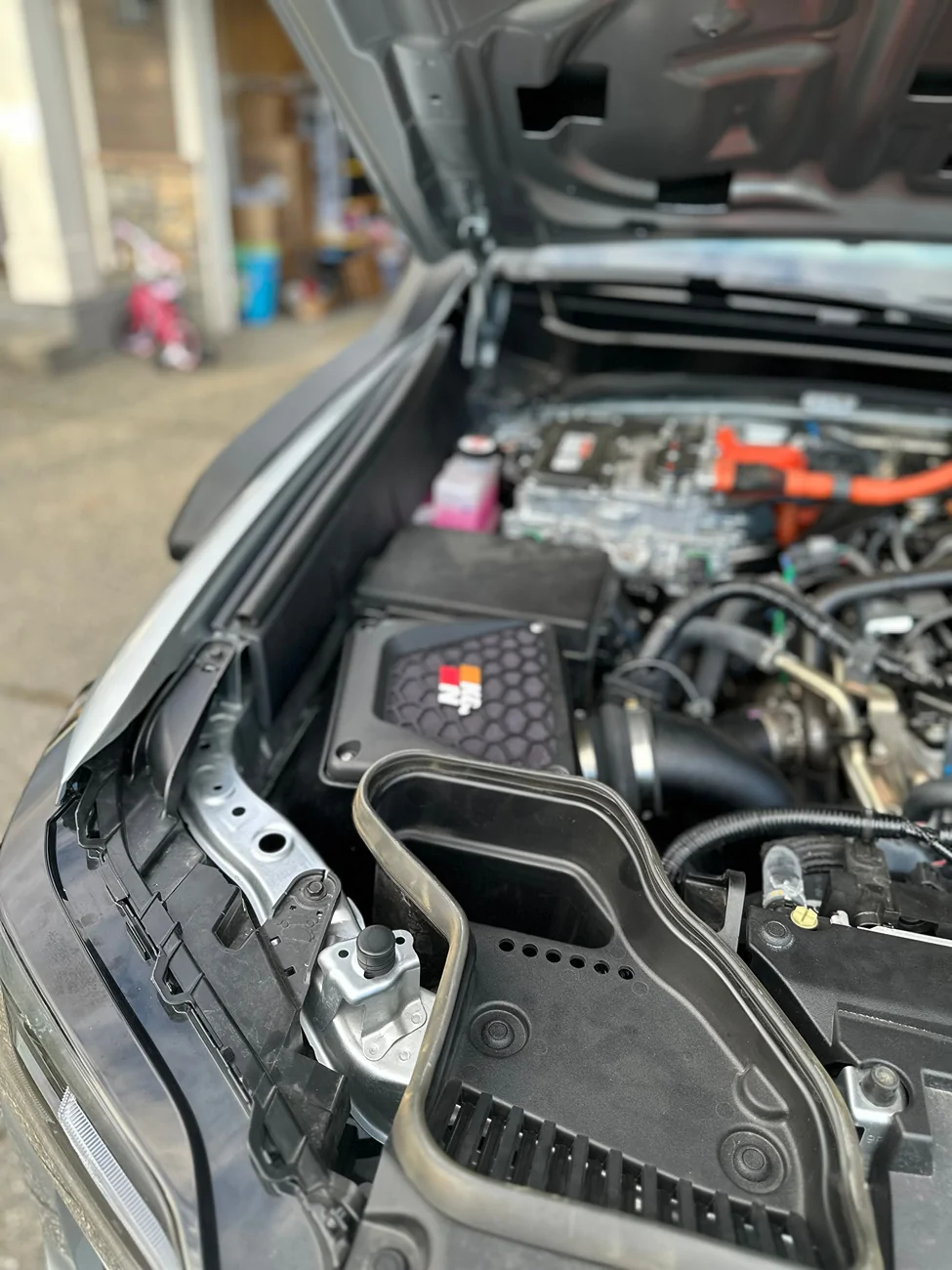 2024 Tacoma K&N snorkel installed IMG_3895