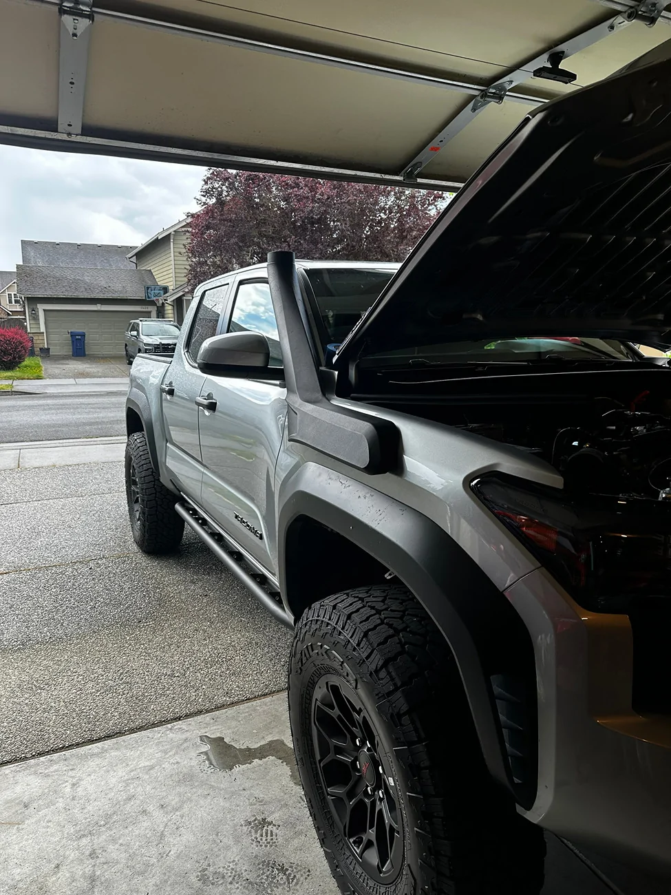 2024 Tacoma K&N snorkel installed IMG_3892