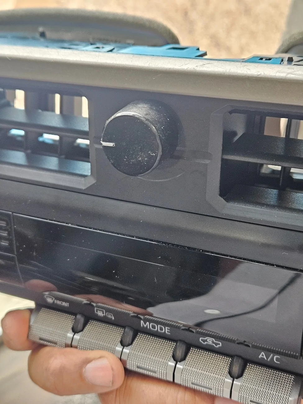 2024 Tacoma Installing a USB volume control knob when upgrading screen 20260604_180648