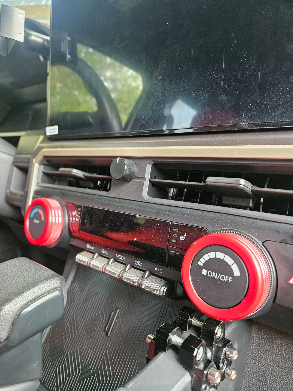 2024 Tacoma Installing a USB volume control knob when upgrading screen 20260607_190509