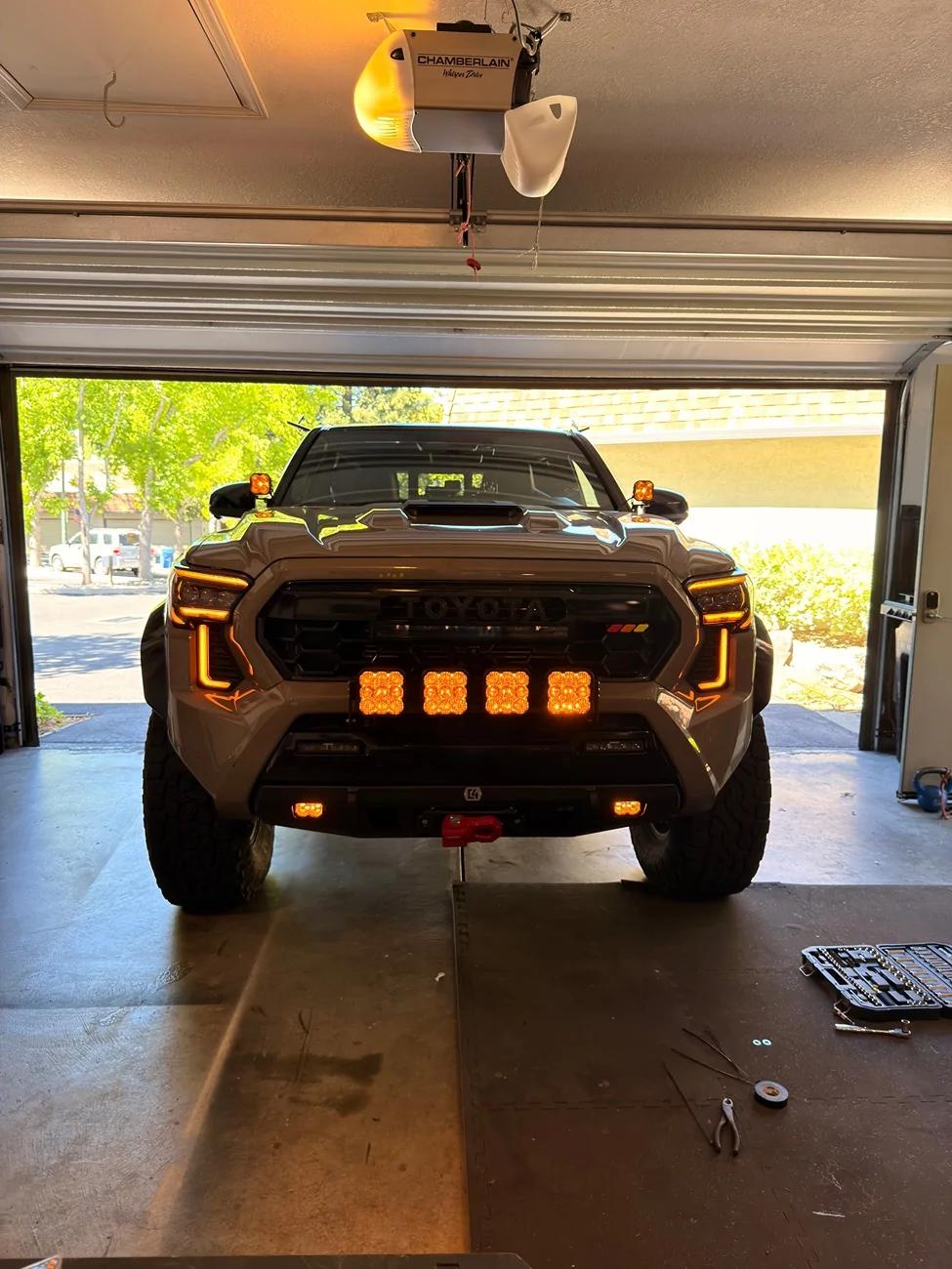 2024 Tacoma Diode Dynamics SS5 Grill Lights + Blaze OffRoad Harness IMG_3243