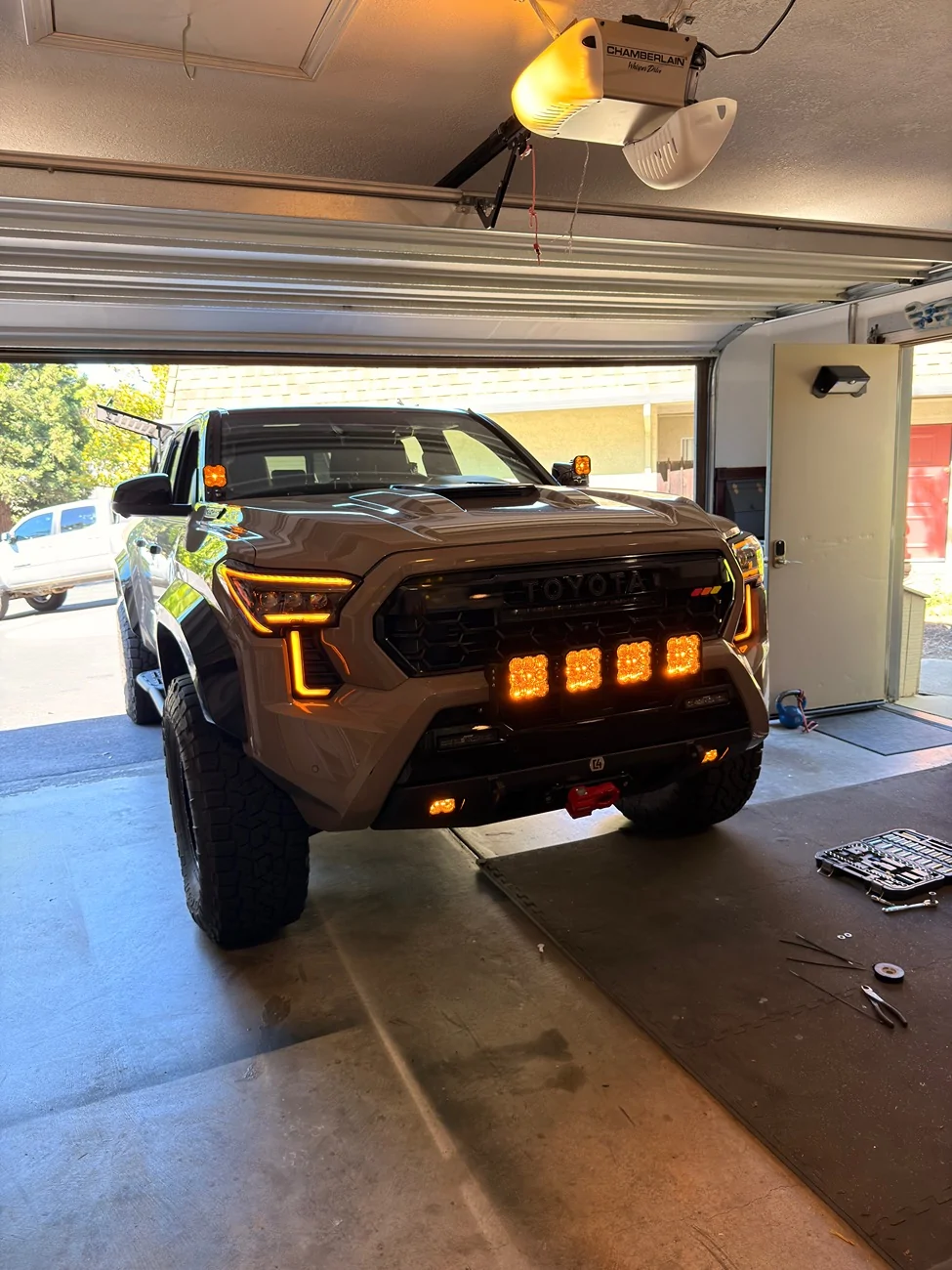 2024 Tacoma Diode Dynamics SS5 Grill Lights + Blaze OffRoad Harness IMG_3242