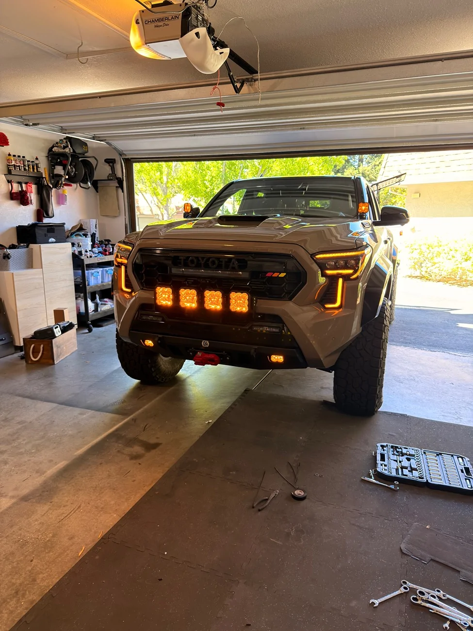 2024 Tacoma Diode Dynamics SS5 Grill Lights + Blaze OffRoad Harness IMG_3239