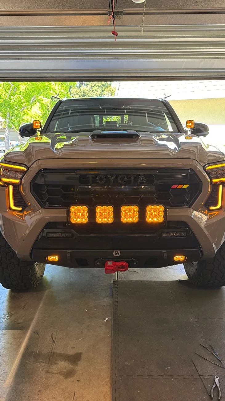 2024 Tacoma Diode Dynamics SS5 Grill Lights + Blaze OffRoad Harness IMG_3240