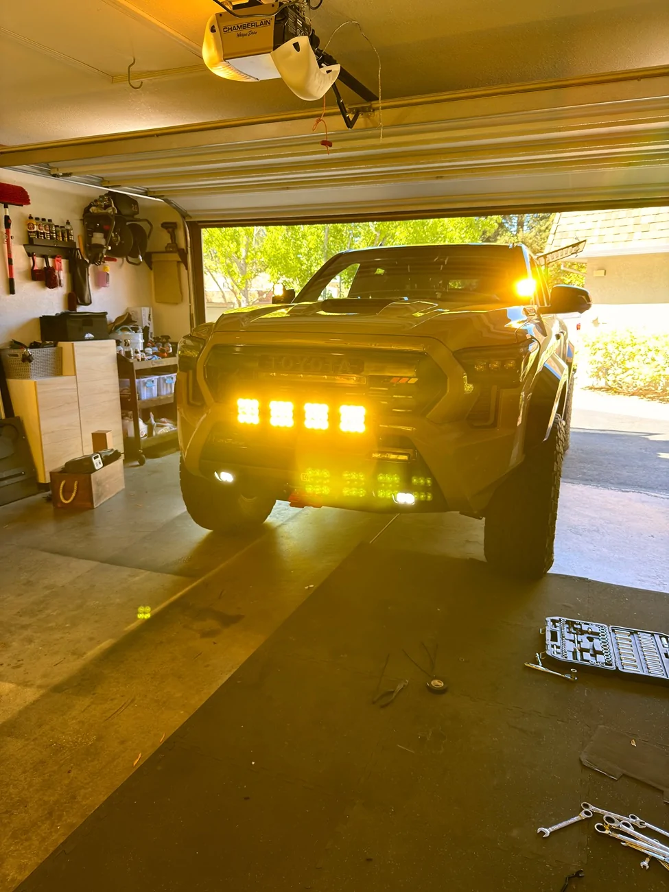 2024 Tacoma Diode Dynamics SS5 Grill Lights + Blaze OffRoad Harness IMG_3238