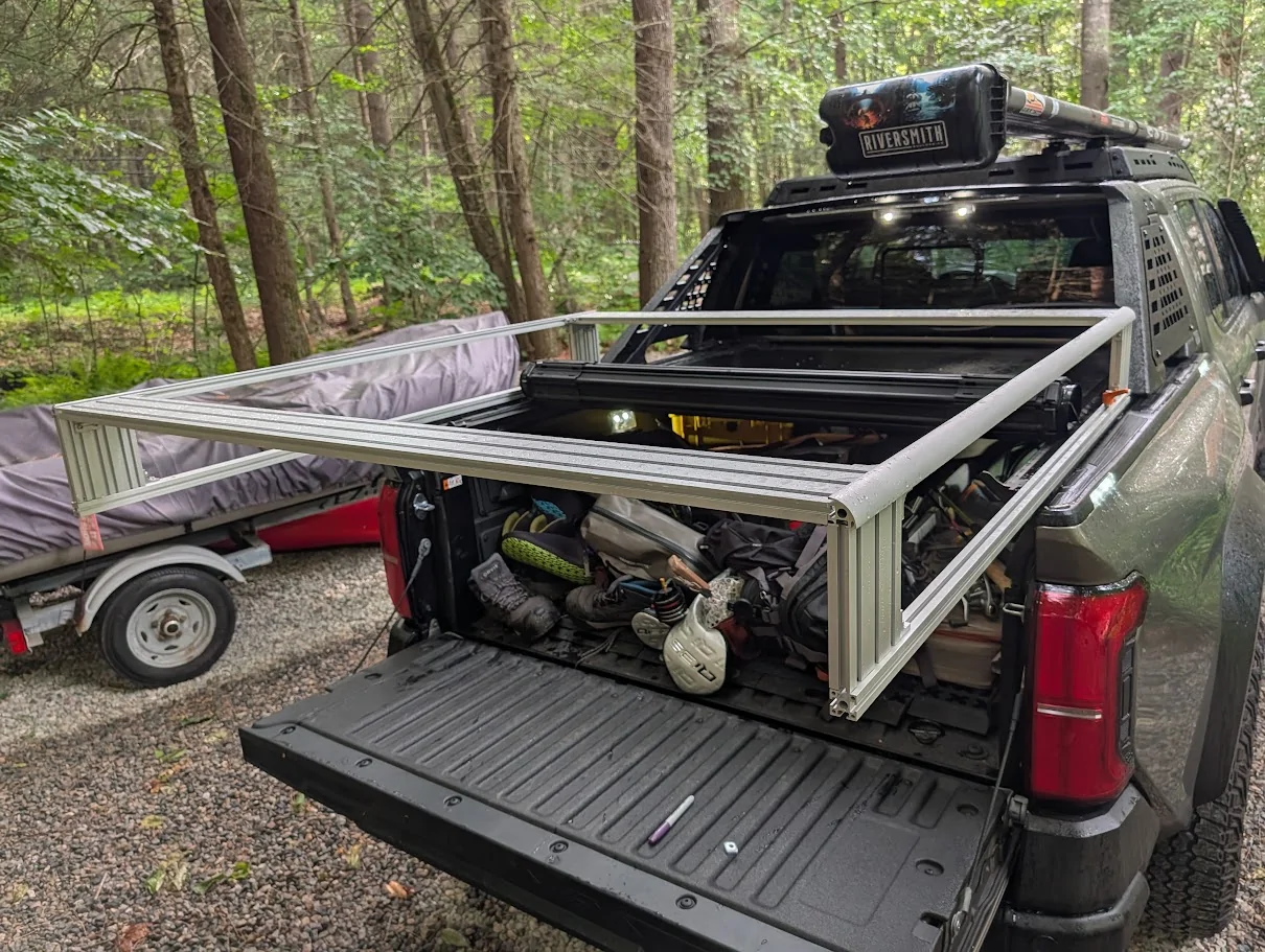 2024 Tacoma Designing a bed side rail extension thing for kayaks! 1782491591597-zy