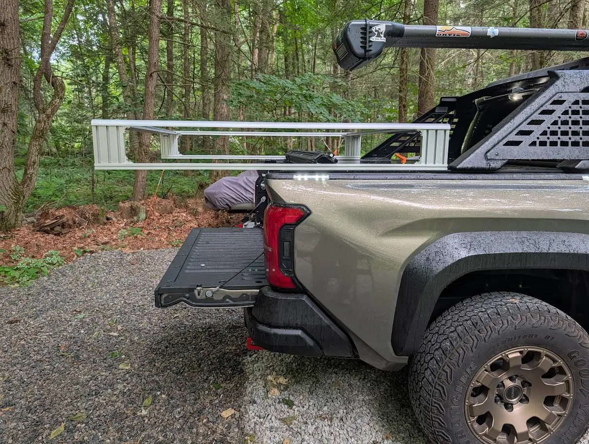 2024 Tacoma Designing a bed side rail extension thing for kayaks! 1782492364770-to