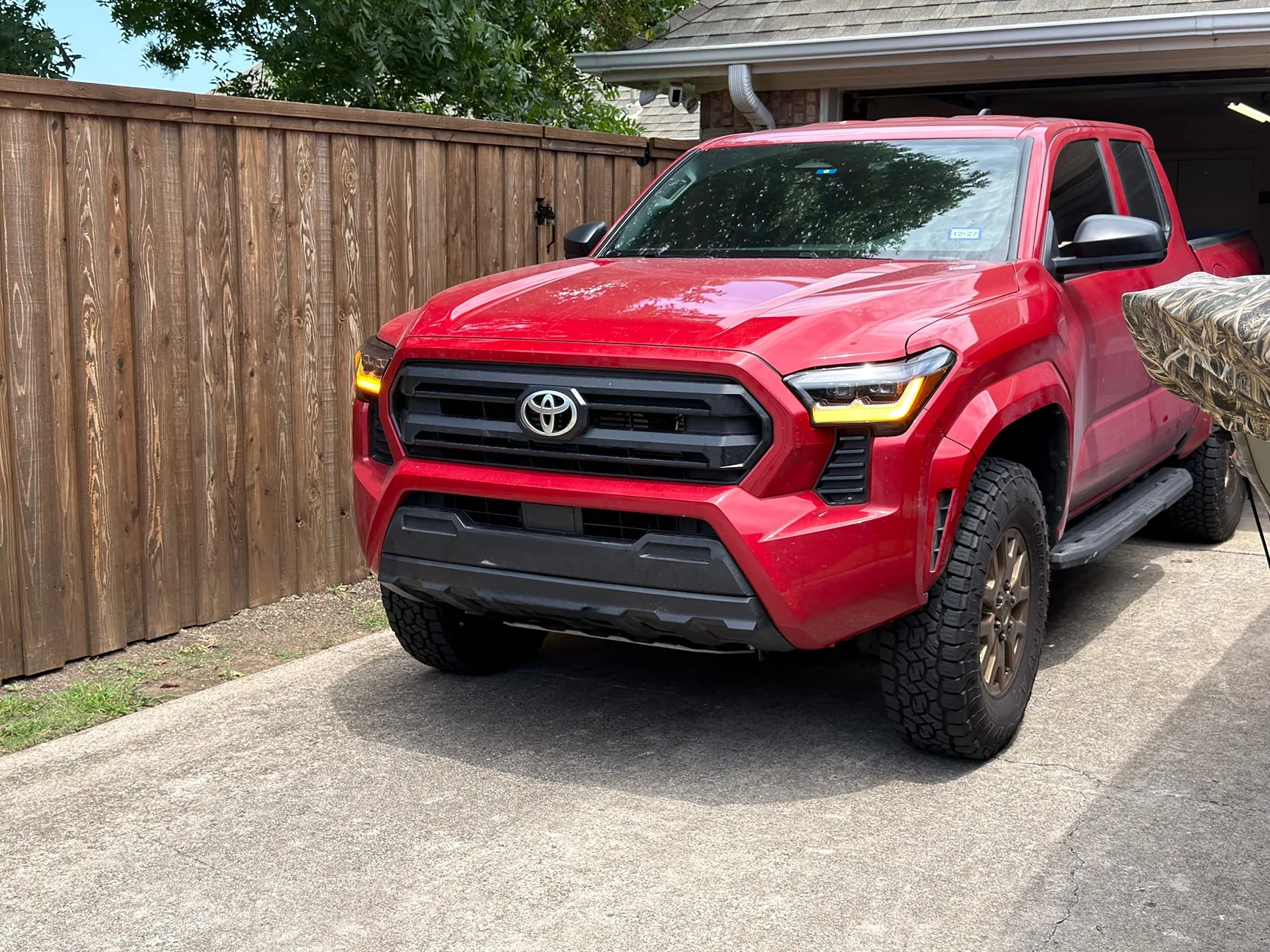 2024 Tacoma First 4G Tacoma with 4Runner TRD PRO headlights IMG_4281