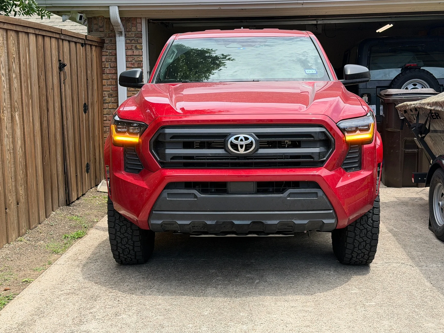2024 Tacoma First 4G Tacoma with 4Runner TRD PRO headlights IMG_4285