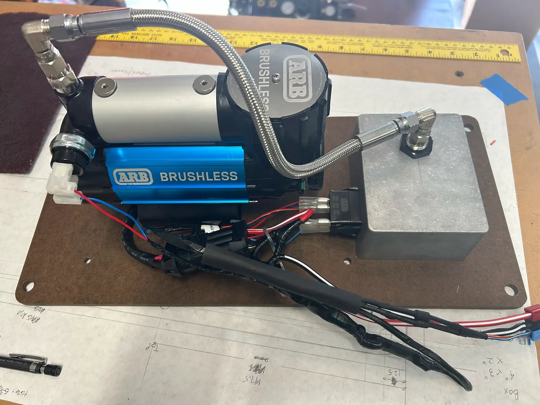 2024 Tacoma Air Compressor Build - compressor choices and building into TRD OR bed tempImageTLW76D