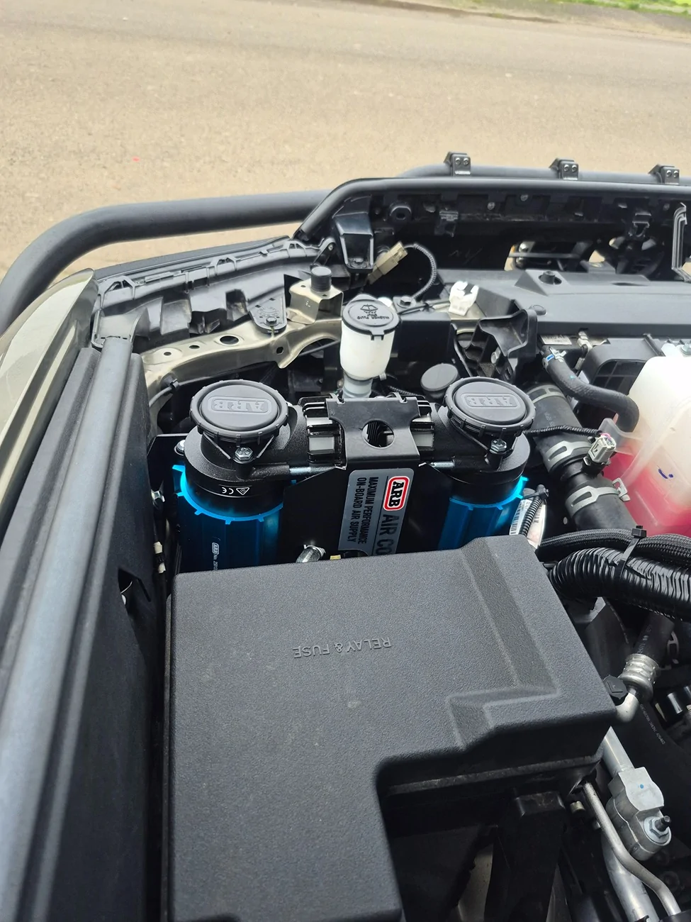 2024 Tacoma Air Compressor Build - compressor choices and building into TRD OR bed 20260101_084037