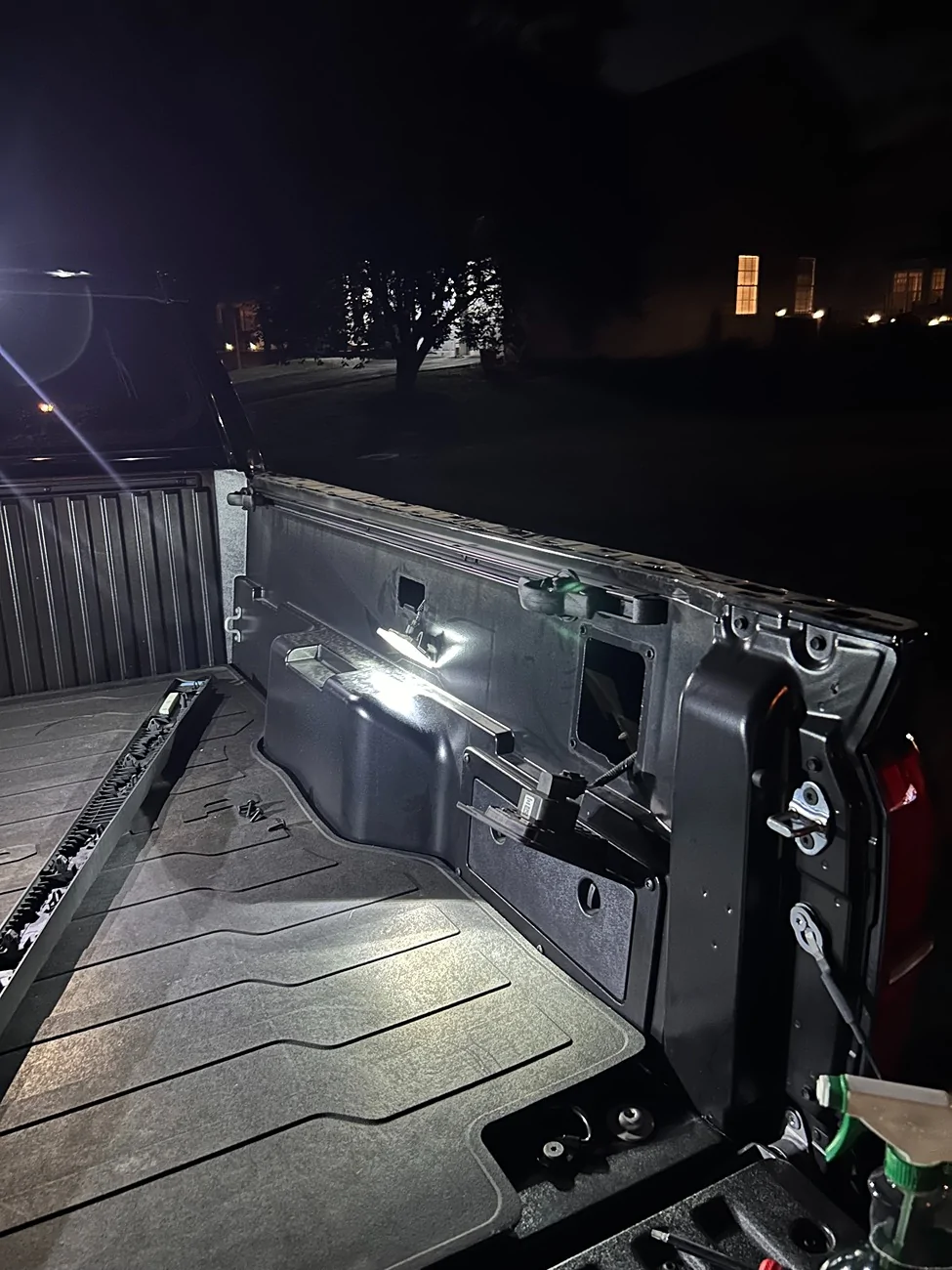 2024 Tacoma OEM Bed Scene Lighting Install (Bed Rail lights) (6ft Bed) BedSceneTakenApart2
