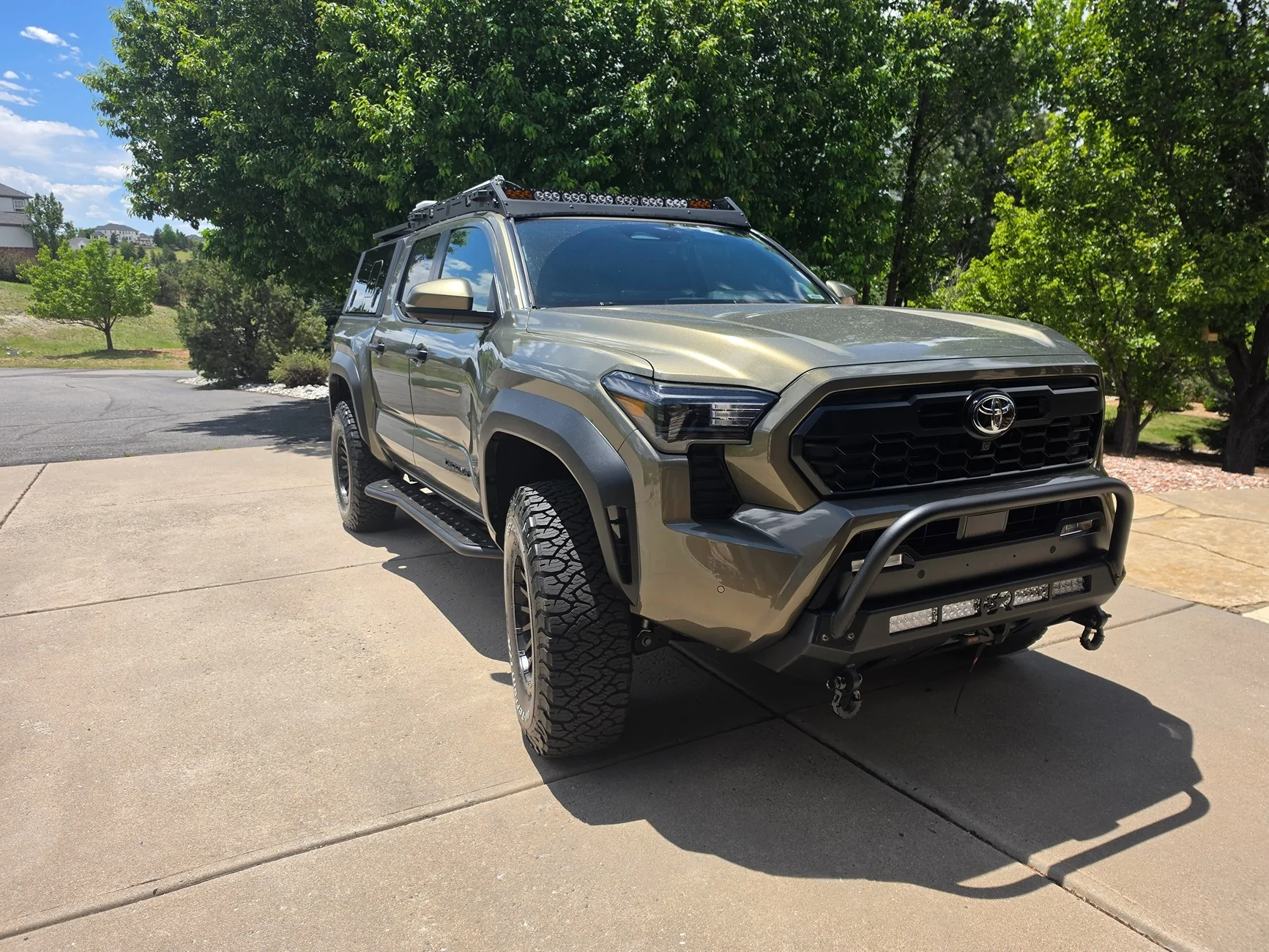 2024 Tacoma Severe Rock/ Gravel chip damage on rear shocks and frame 1283