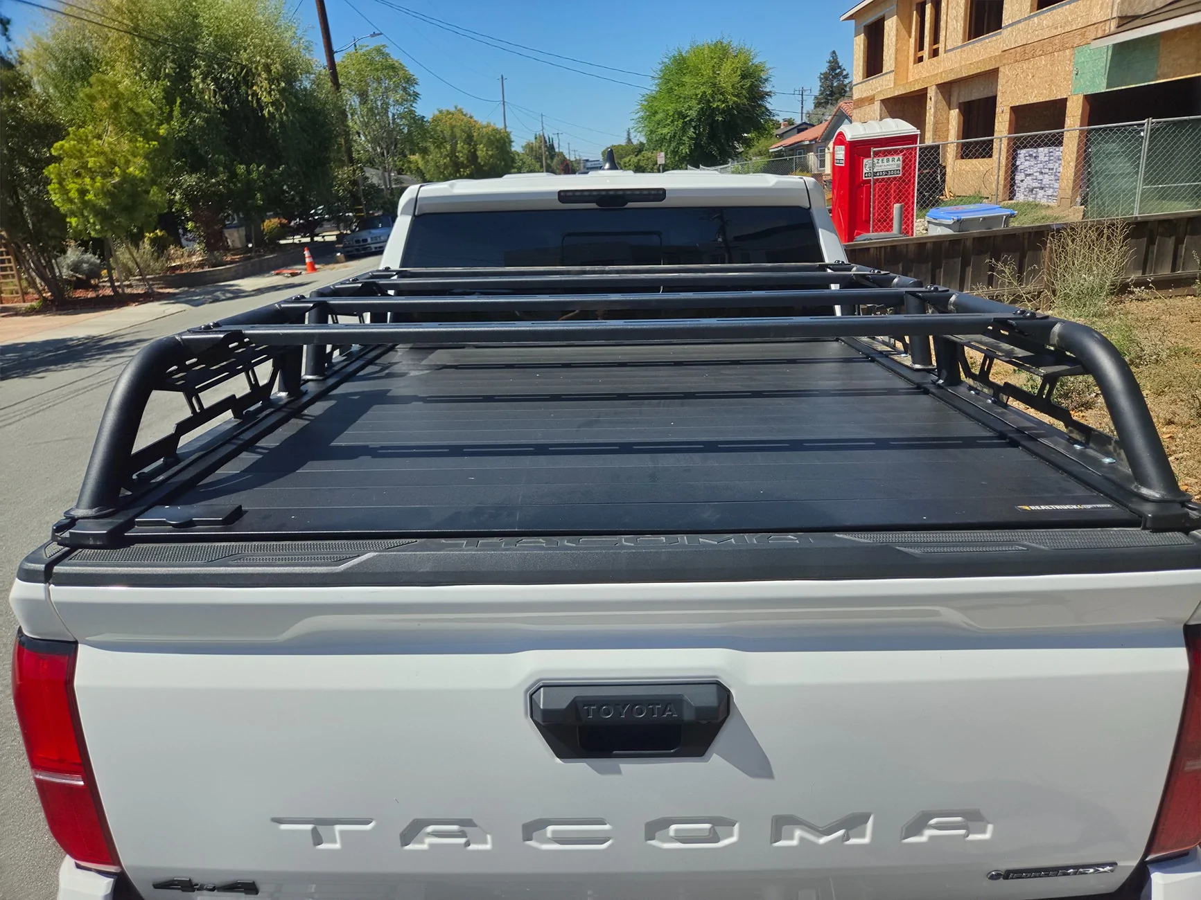 2024 Tacoma DV8 Bed Rack modified for Retrax w/T-Slots 20260709_153031