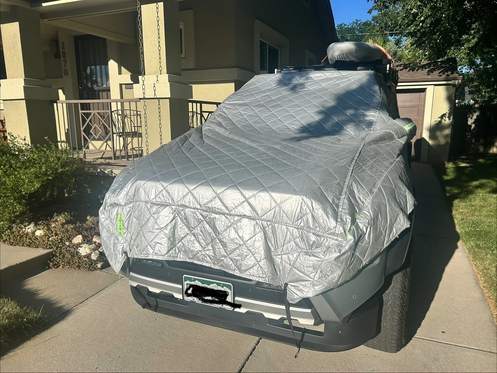 2024 Tacoma Hail/Heat/UV DIY protector for Gen 4 overland setup IMG_6225
