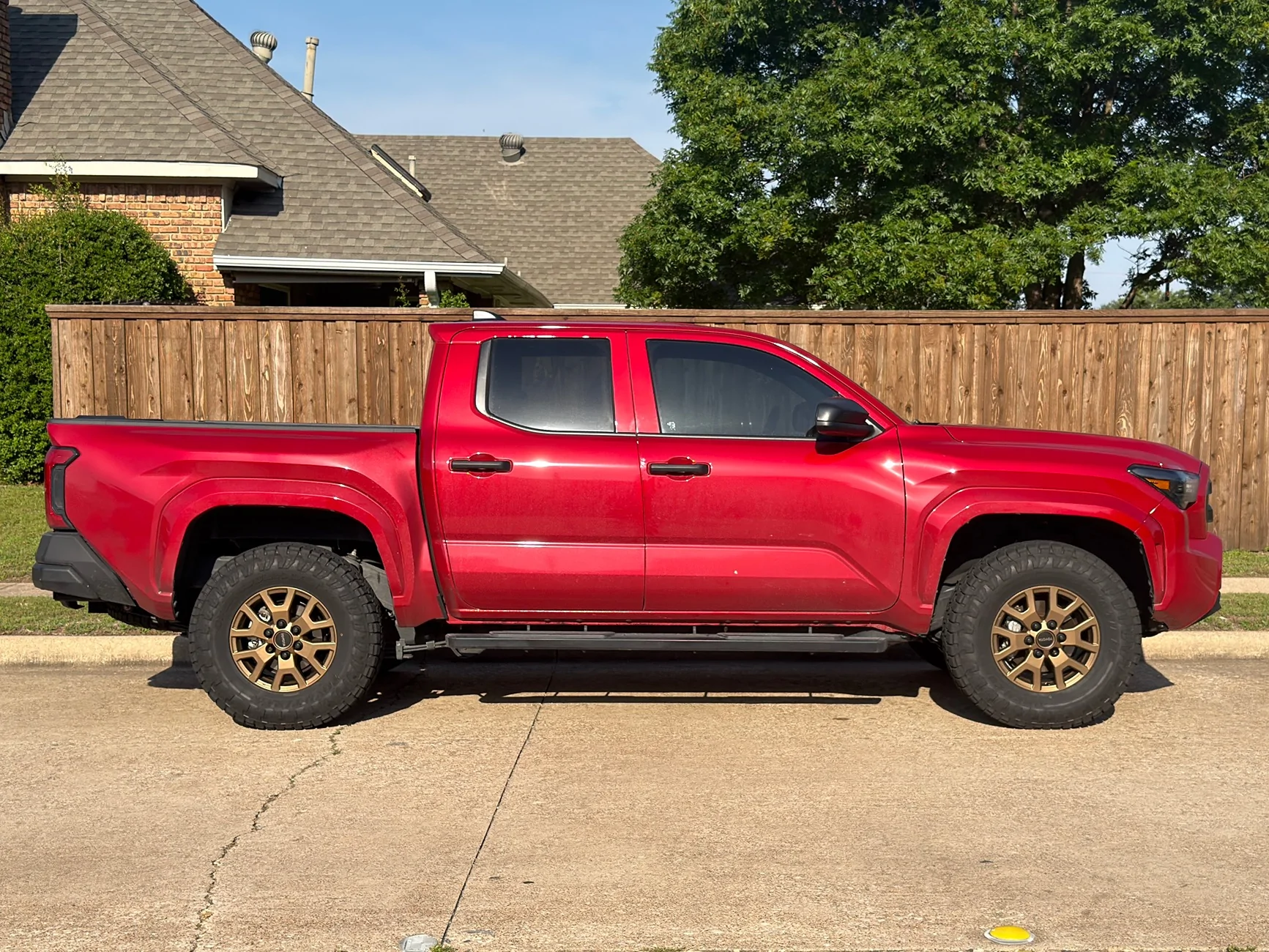 2024 Tacoma New Toyos and 17" TRD Off-Road Wheels Installed Today IMG_4019