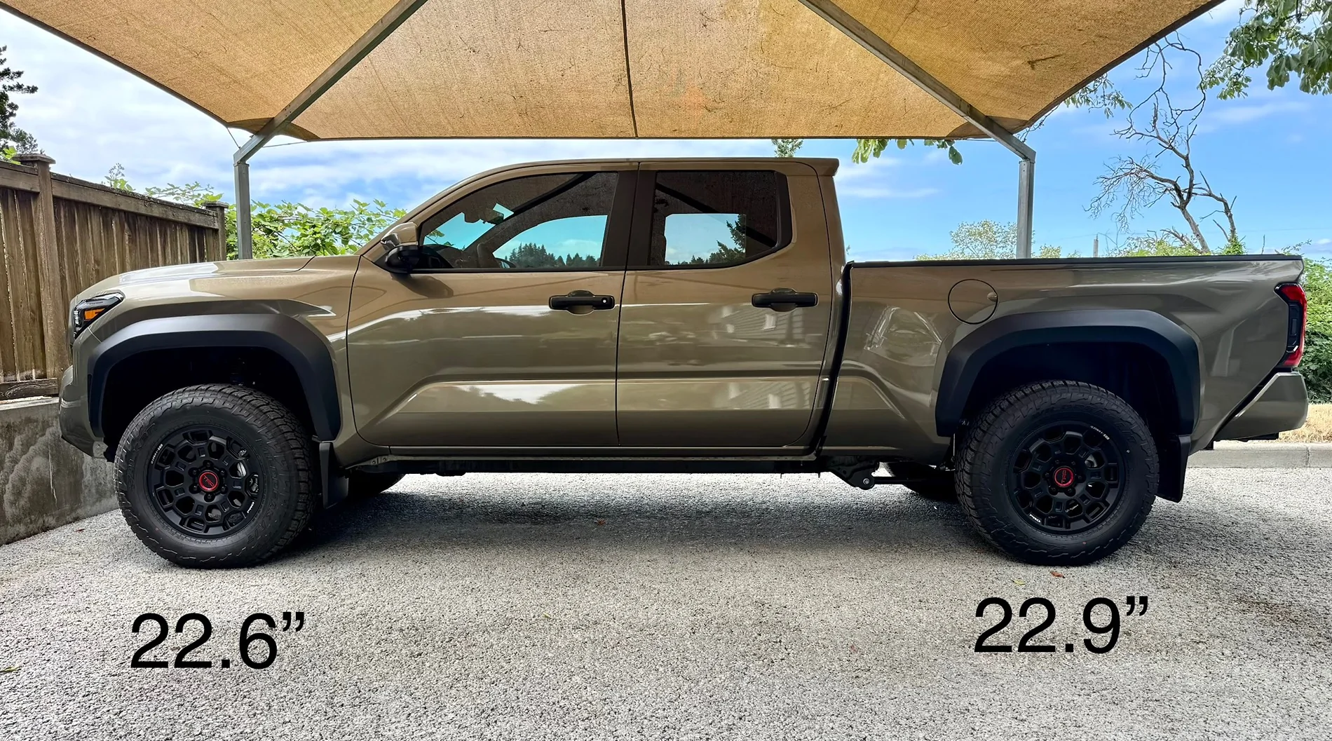 2024 Tacoma Stock SR5 measurements needed IMG_4635