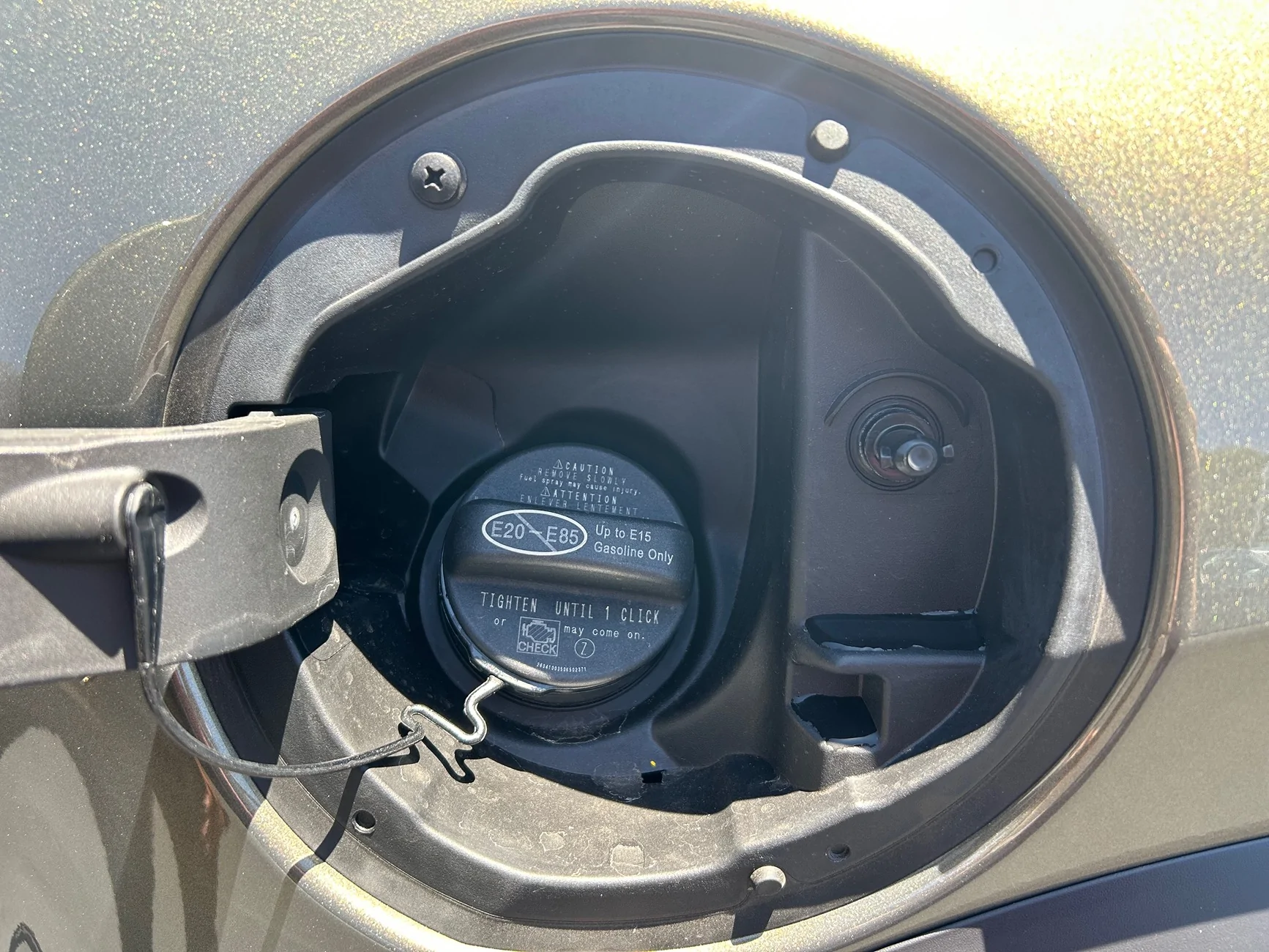 2024 Tacoma Add fuel door release? IMG_7337