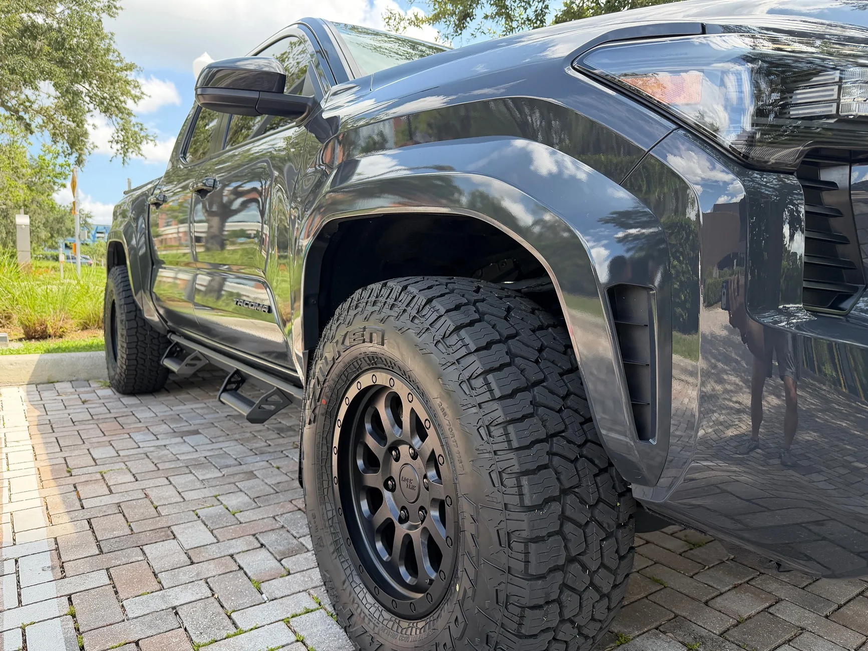 2024 Tacoma 285/70R17 Falken AT4Ws on a Stock 2024 Tacoma. No Lift. No Rubbing (So Far) IMG_5588
