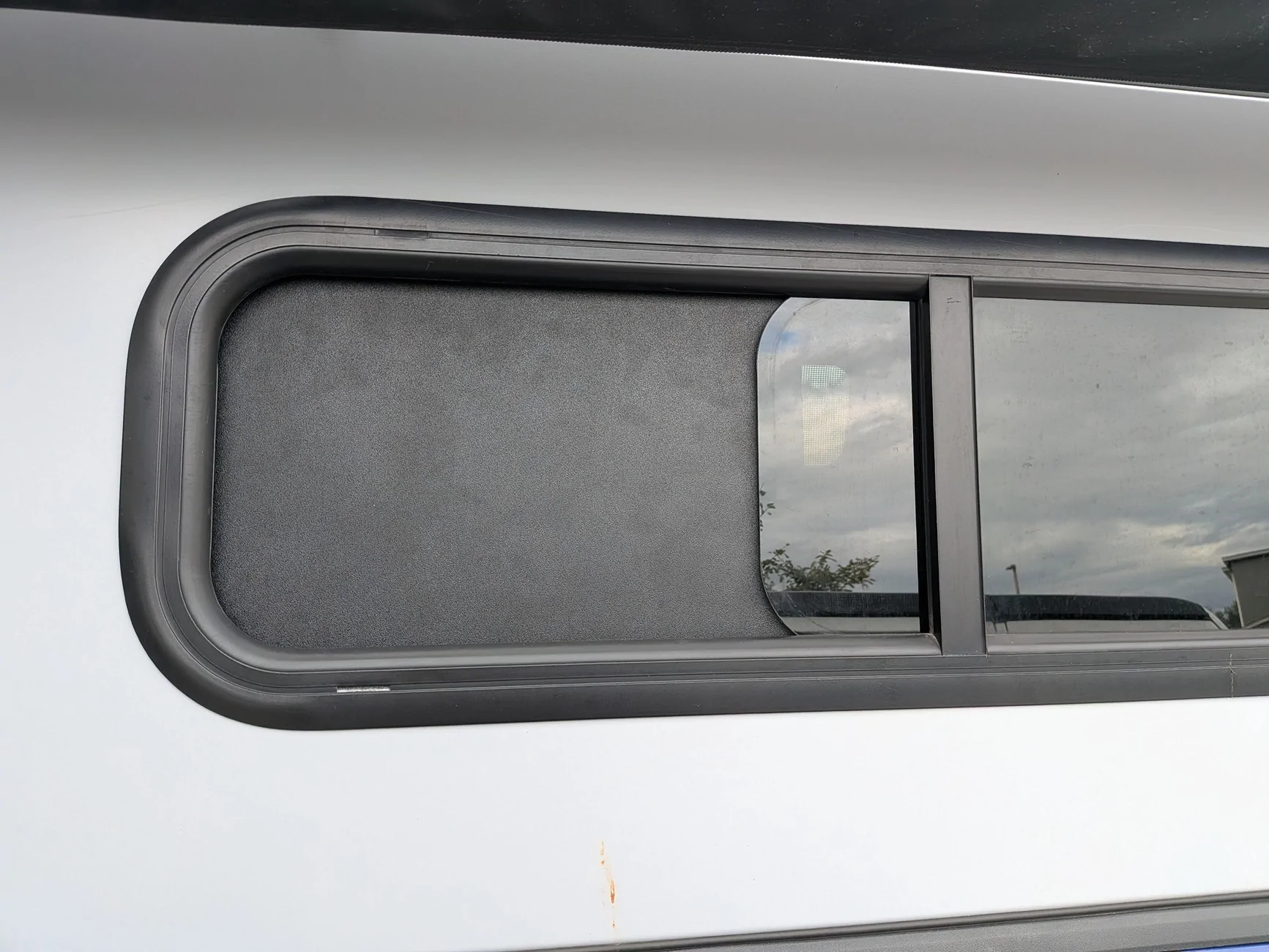 2024 Tacoma DIY Diesel heater window port 5698