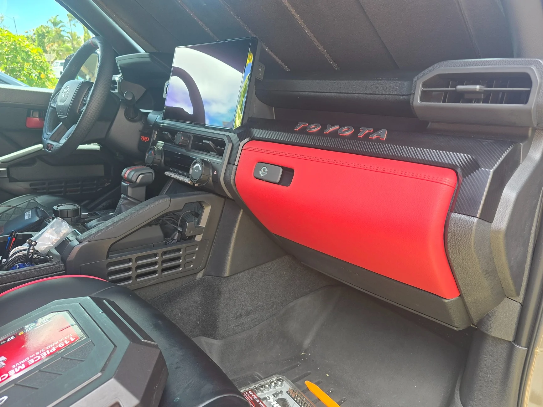 2024 Tacoma TRD Pro interior dash trim part numbers 20260726_121442