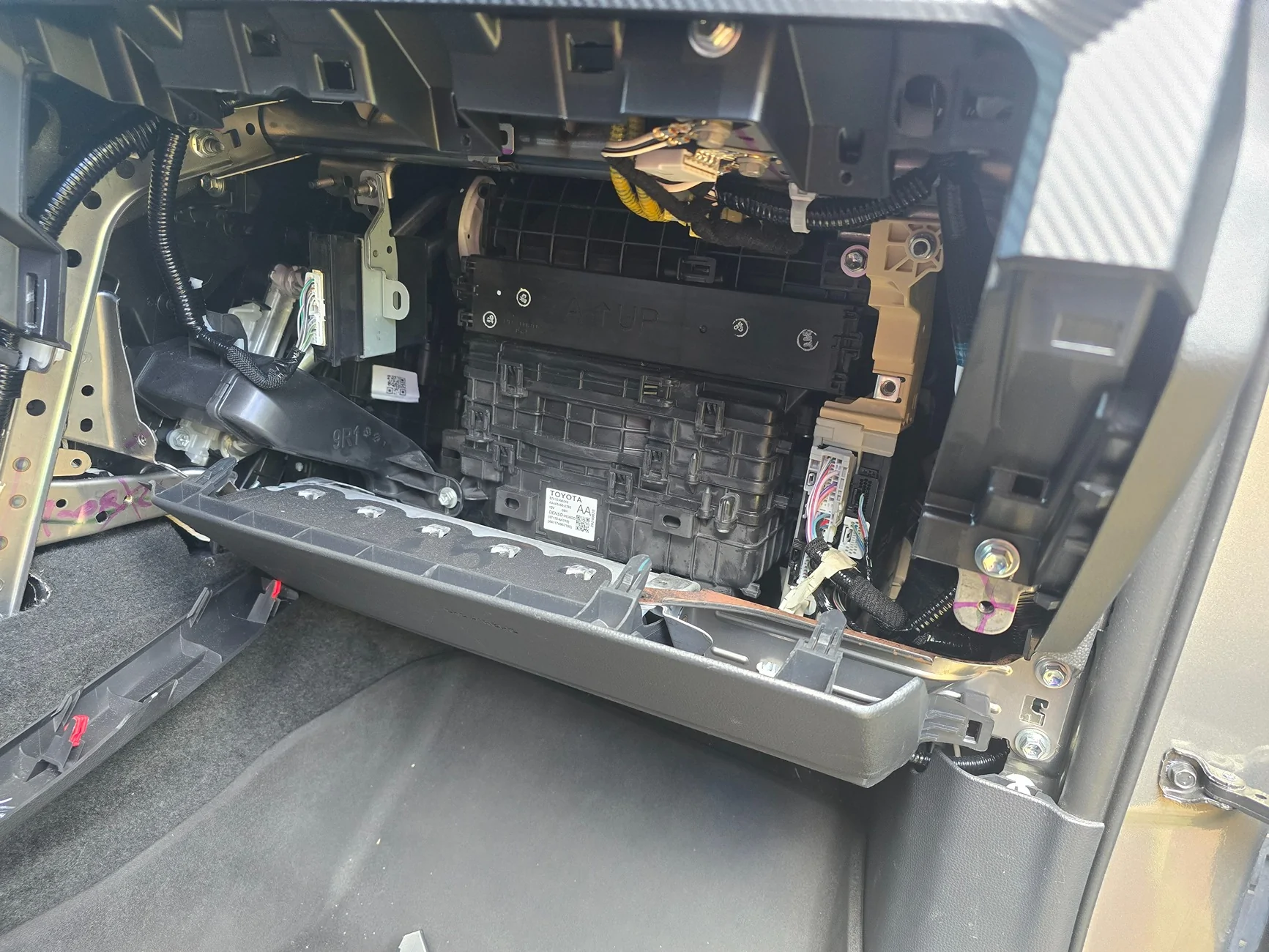 2024 Tacoma TRD Pro interior dash trim part numbers 20260726_115048