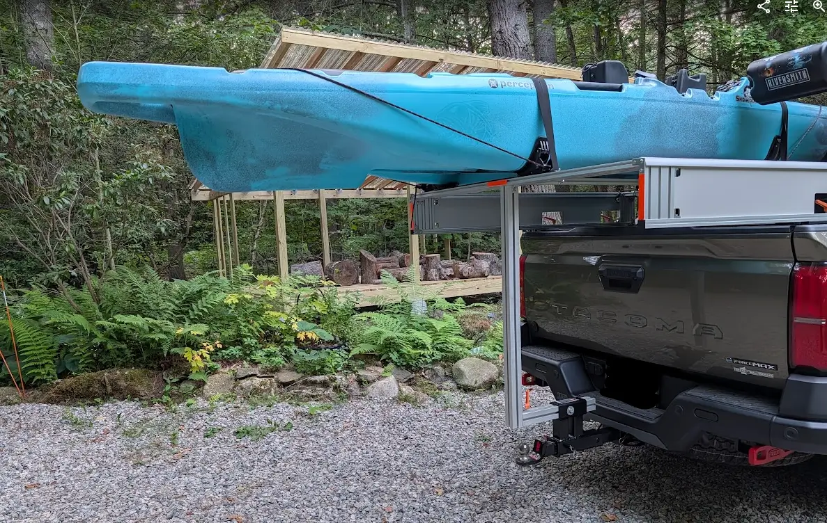 2024 Tacoma Designing a bed side rail extension thing for kayaks! 1785173612182-19