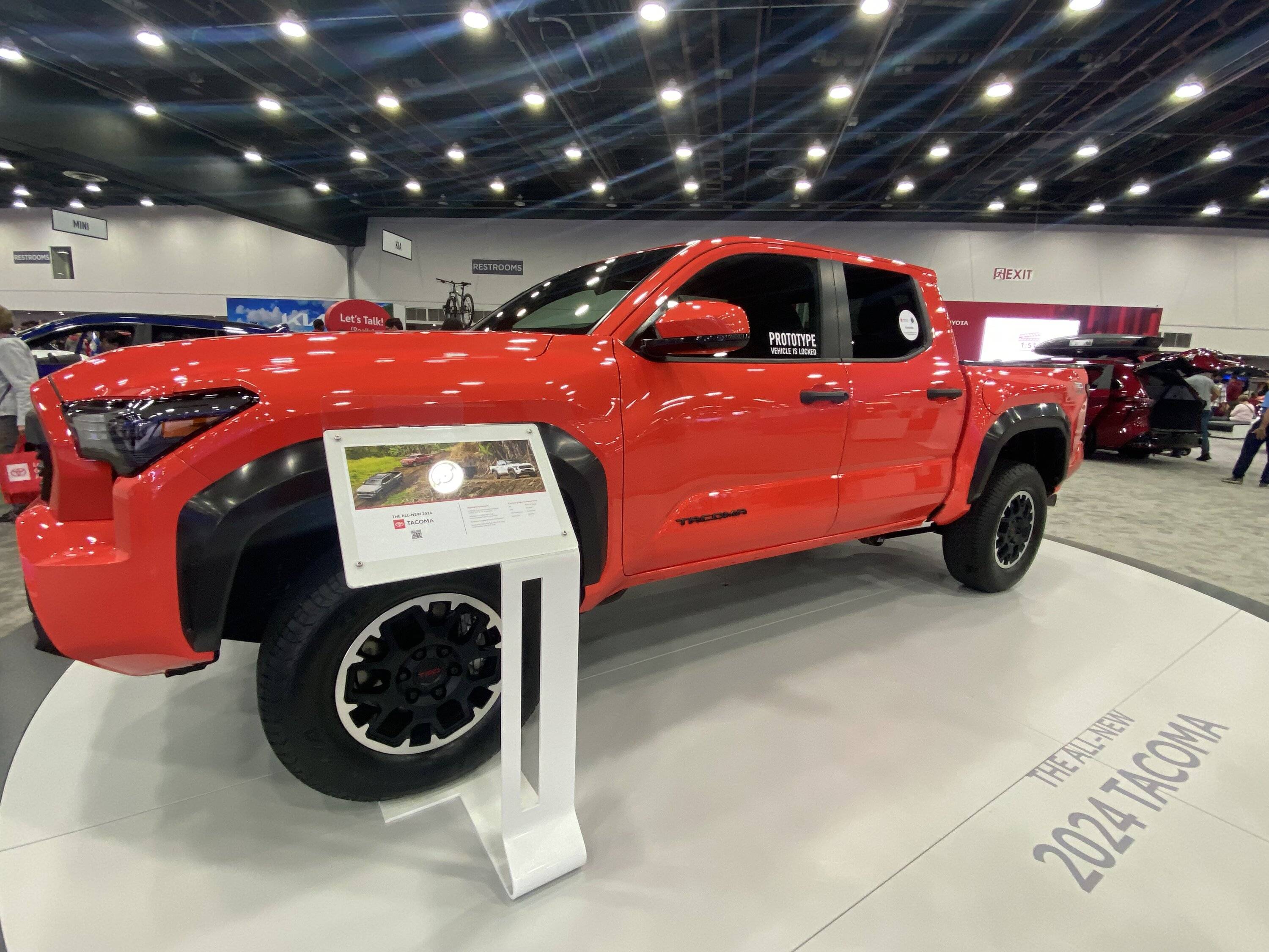 2024 Tacoma Videos: 2024 Tacoma TRD OFF-ROAD Interior & Exterior Hands-On Reviews at Detroit Autoshow IMG_2919