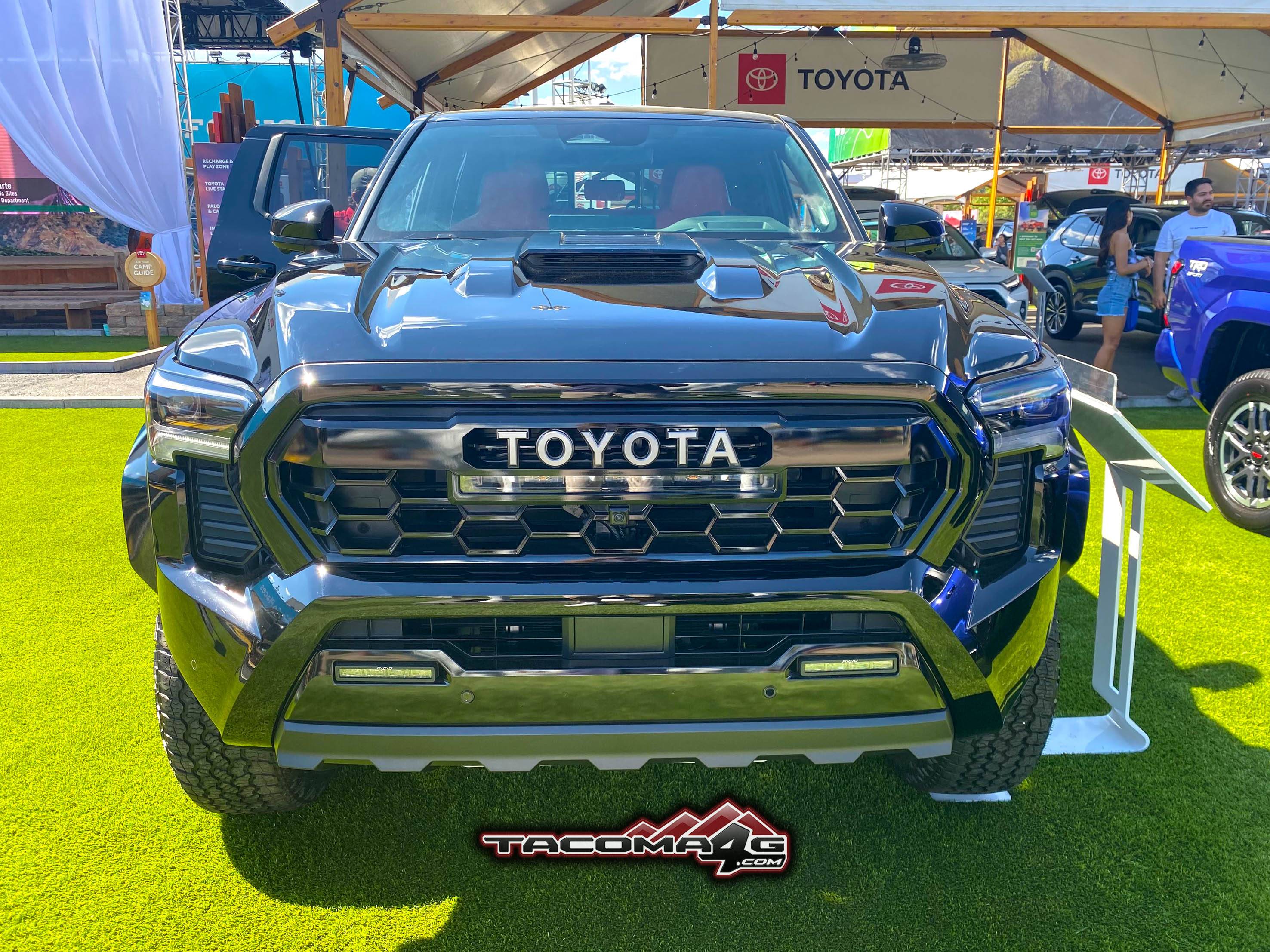 2024 Tacoma BLACK 2024 Tacoma Thread (4th Gen) BLACK 2024 Tacoma TRD PRO - Red Interior Isodynamic Seats Texas TX State Fair 2