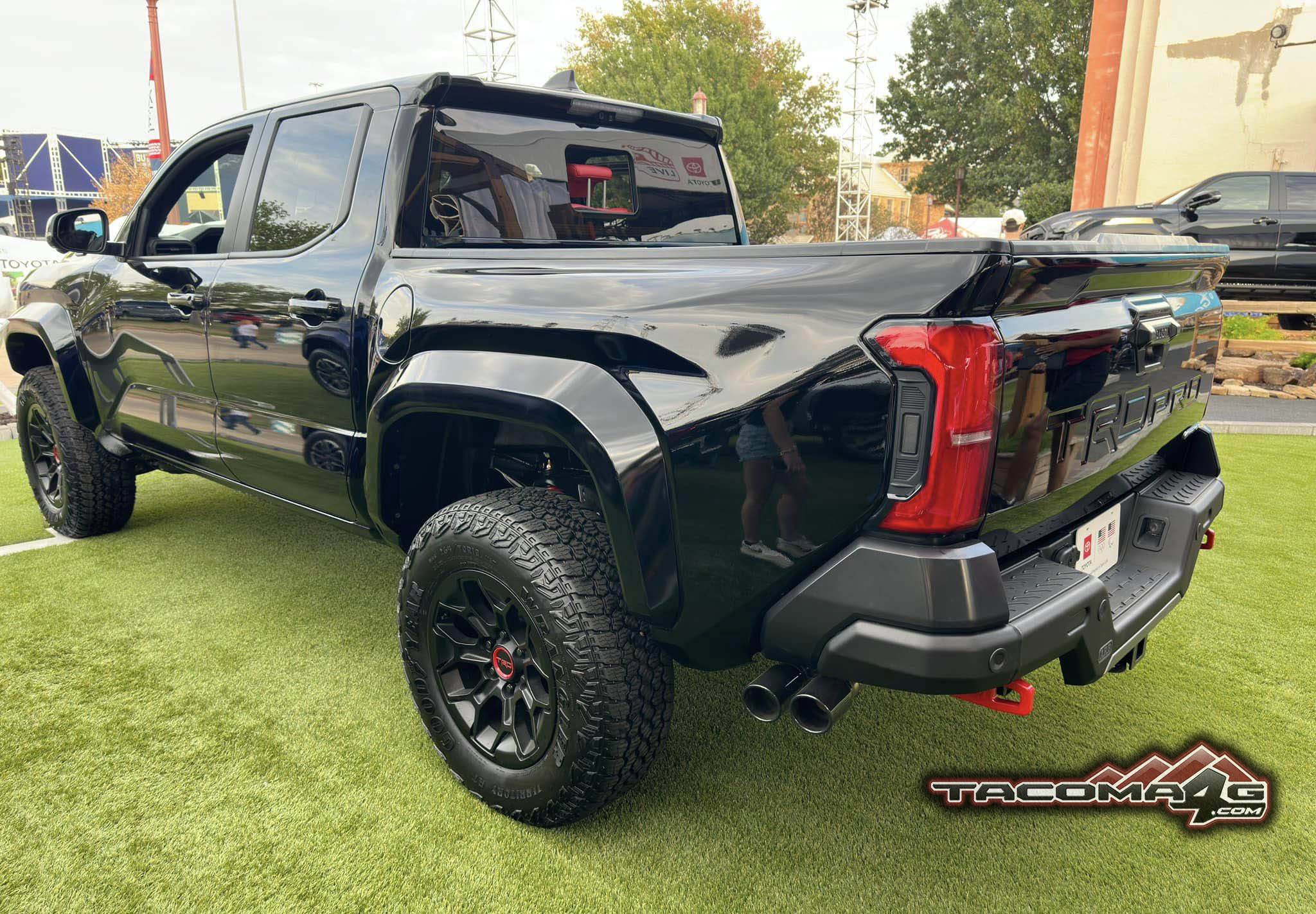 2024 Tacoma 2024 Tacoma TRD PRO - Specs, Price (TBA) Features, Photos & Videos black-tacoma-trd-pro-red-interior-2024-model-2-