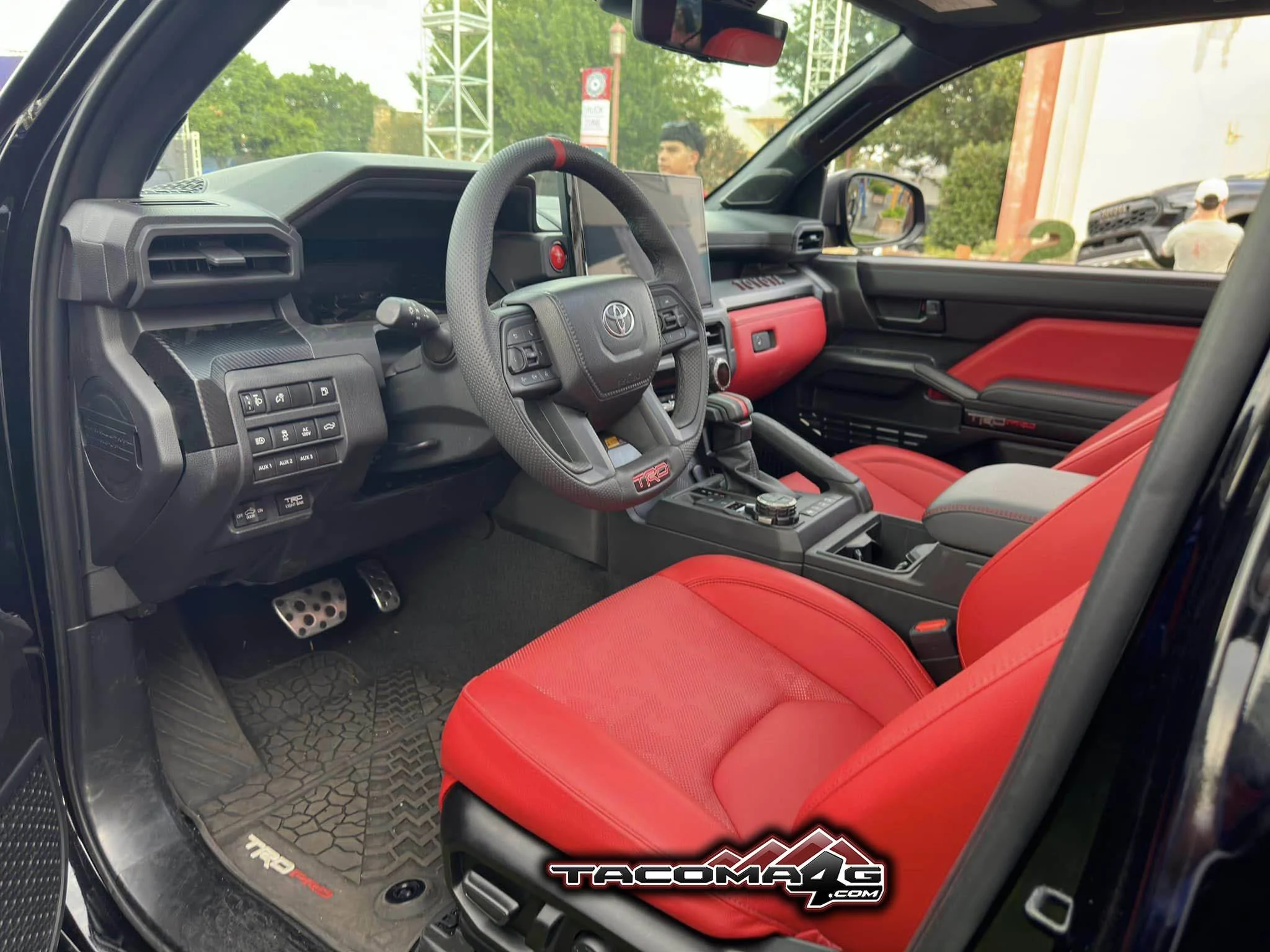 2024 Tacoma 2024 Tacoma TRD PRO - Specs, Price (TBA) Features, Photos & Videos black-tacoma-trd-pro-red-interior-2024-model-3-jpg