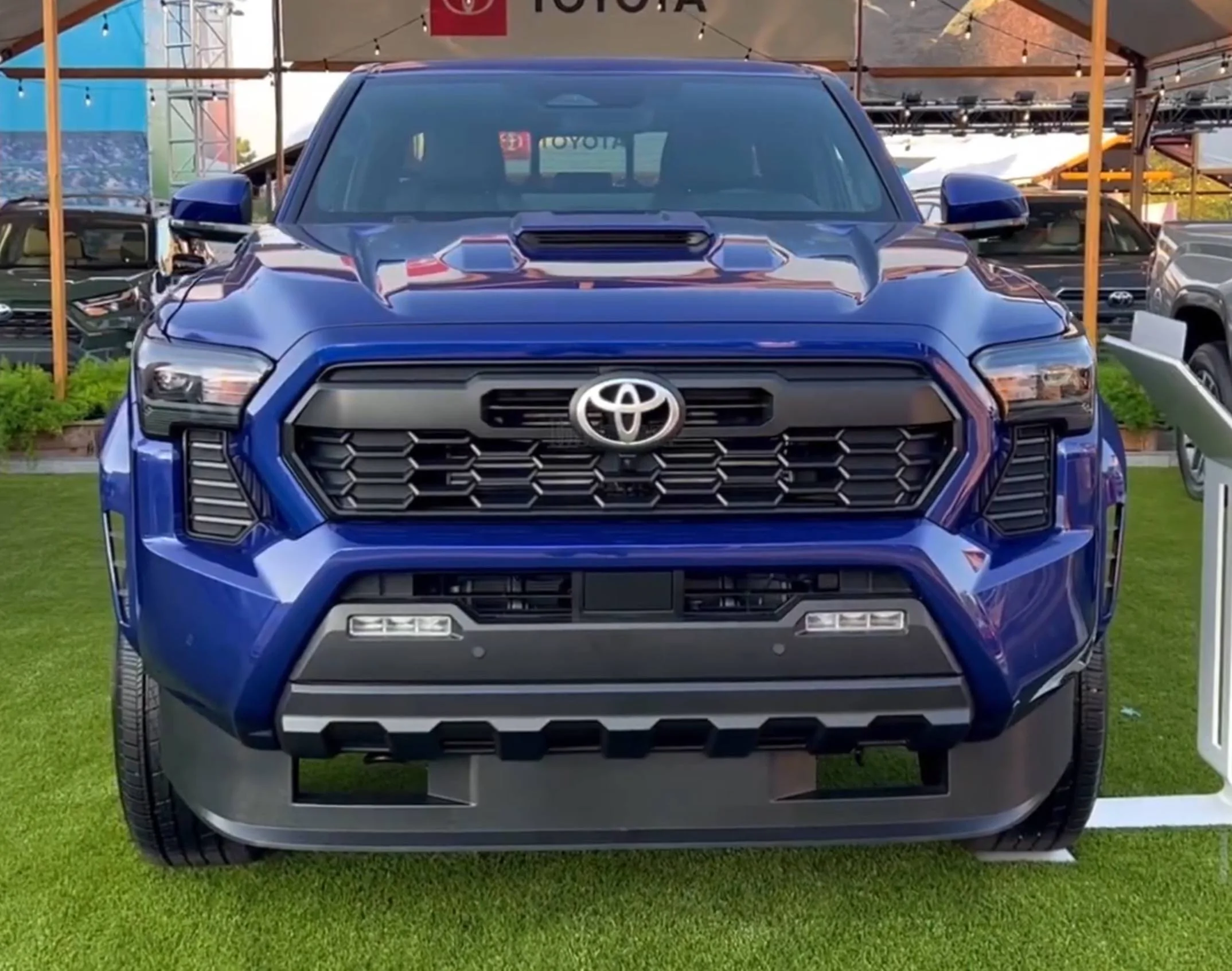2024 Tacoma 2024 Tacoma TRD SPORT - Specs, Price (TBA), Features, Photos & Videos 2024 Toyota Tacoma TRD Sport i-Force MAX Blue Crush Metallic exterior interior suspension 30